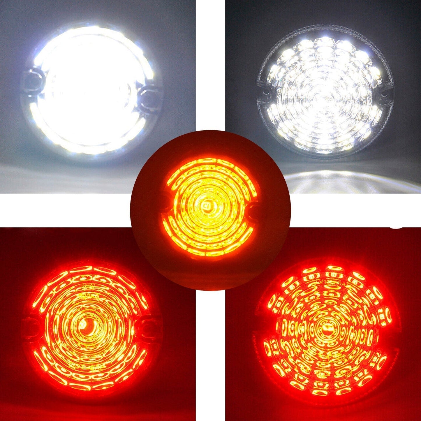 Kit de 10 feux arrière antibrouillard à LED fumés pour Land Rover Defender 1990-2016