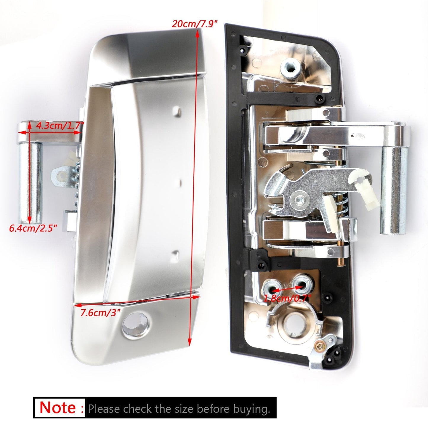 Poignée de porte extérieure chromée côté conducteur gauche pour Nissan 350Z 2003-2009