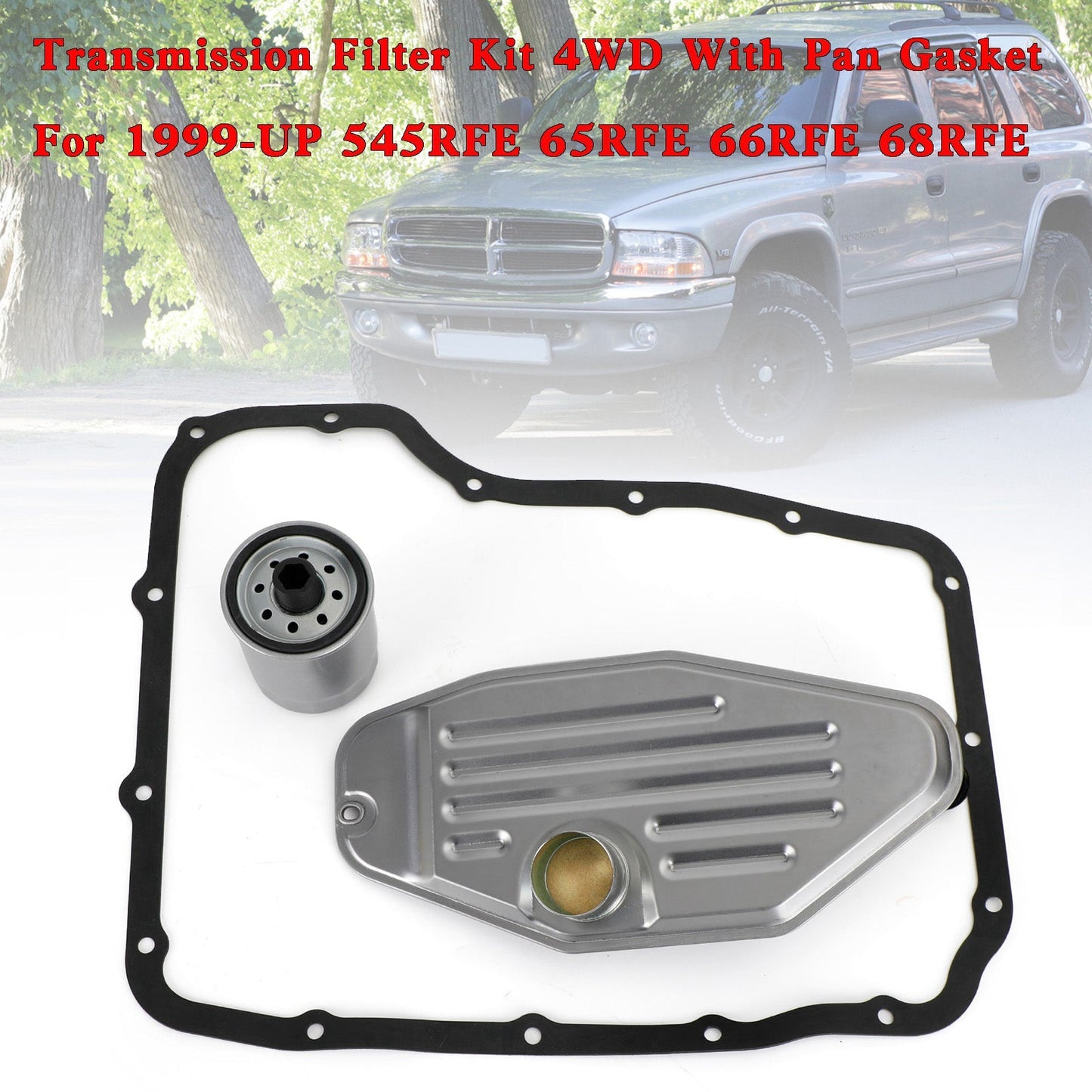 Kit de filtre de transmission 4 roues motrices avec joint de carter, 5013470AD, 4799662, 5179267AC, générique, pour Chrysler Aspen 5 SP R/4WD V8 4,7 L/5,7 L 2007-2009