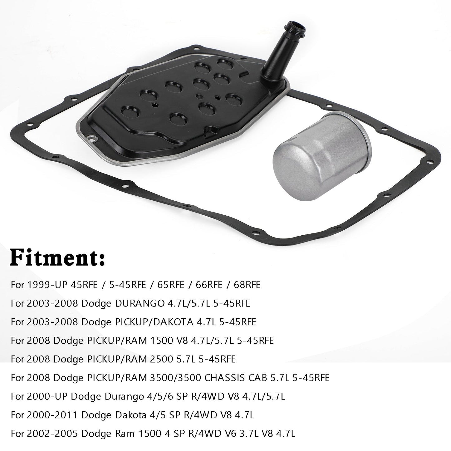 Kit de filtre de transmission 4 roues motrices avec joint de carter, 5013470AD, 4799662, 5179267AC, générique, pour Chrysler Aspen 5 SP R/4WD V8 4,7 L/5,7 L 2007-2009
