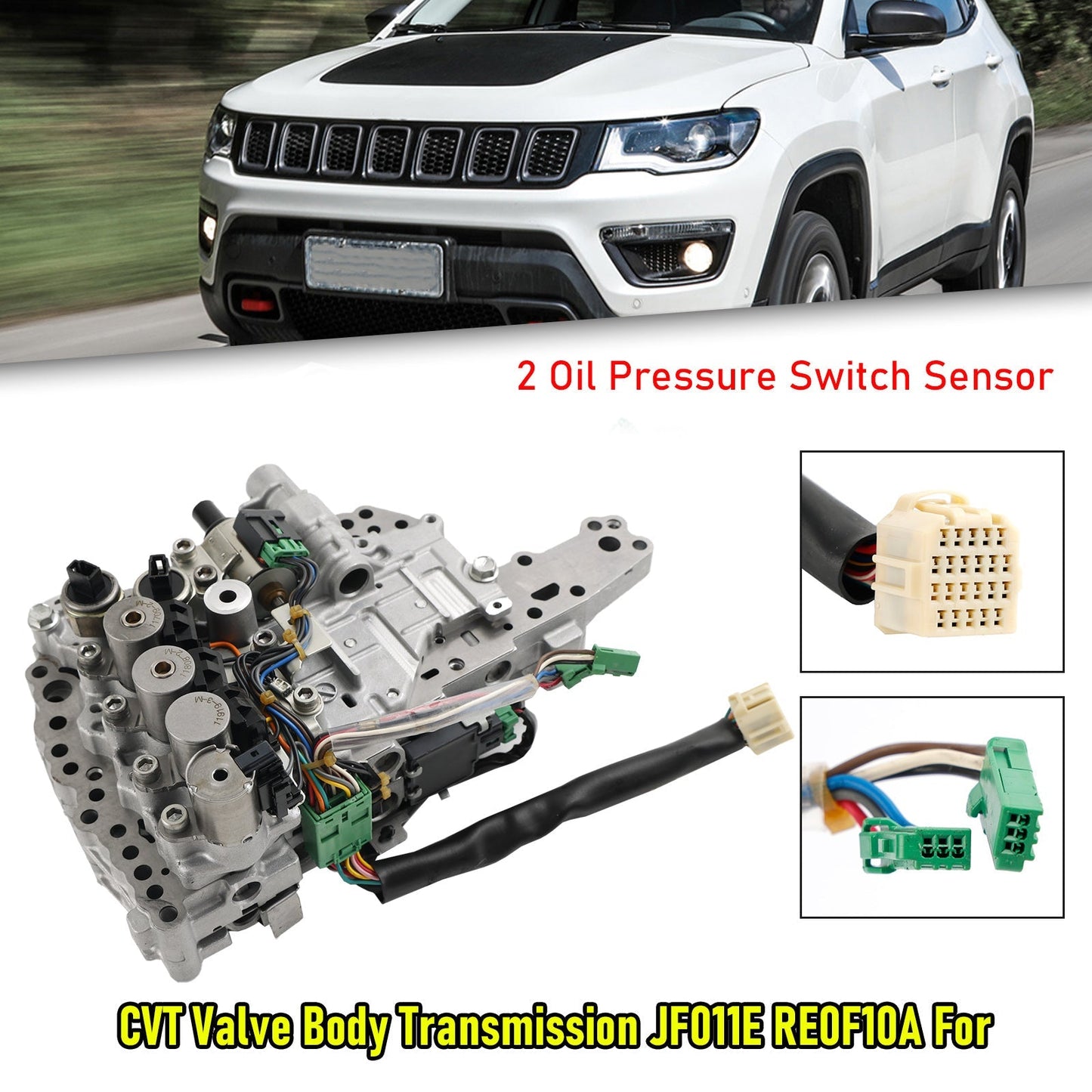 CVT Valve Body Transmission JF011E RE0F10A F1CJA 33470 Fit 2007-2017 Jeep Compass/Patriot