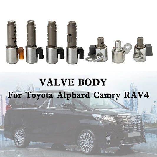 U150 U151 U250 U151E U250E Transmission Solenoids Valve Kit K14879E K57958P Toyota Alphard Camry RAV4 Generic