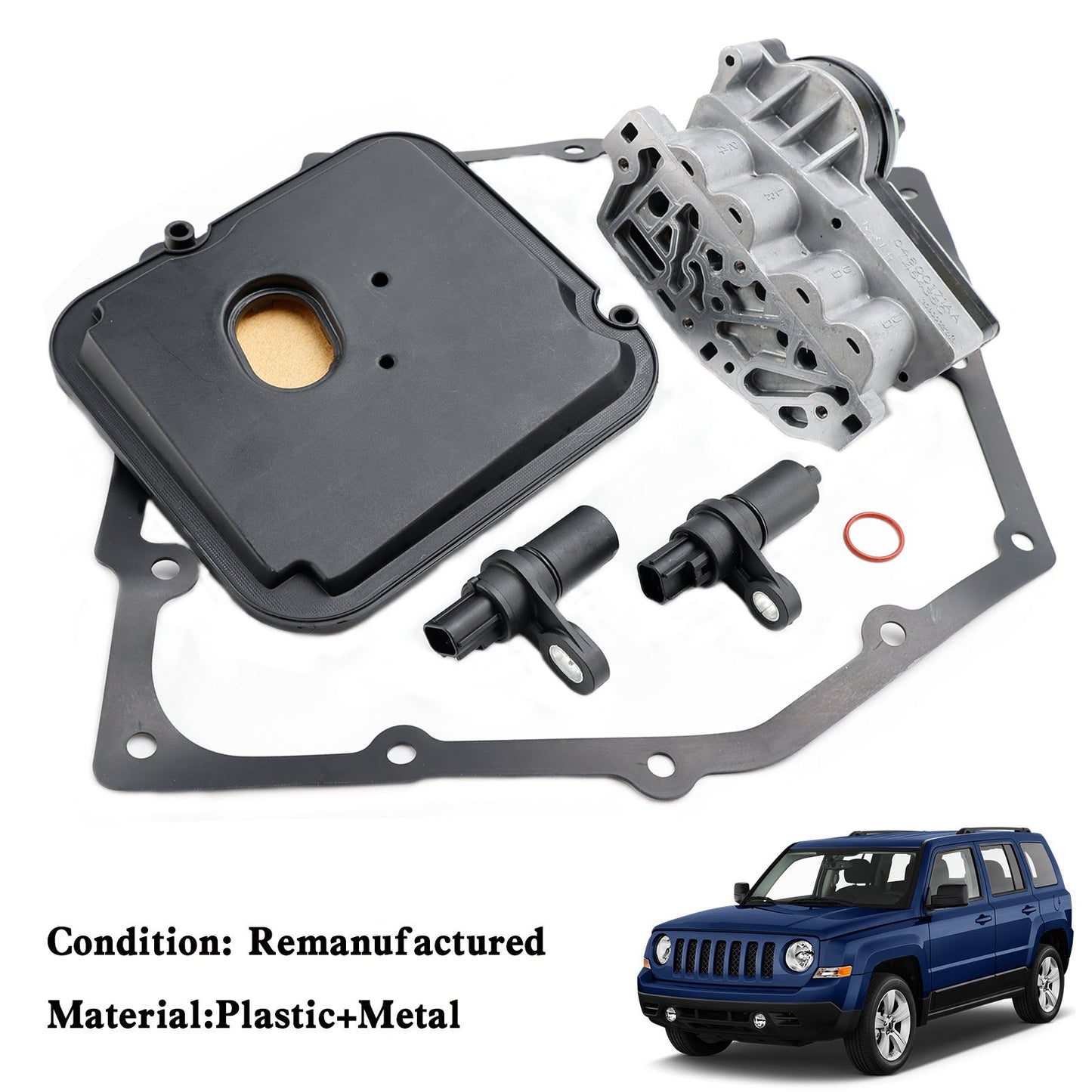 2005-2011 Chrysler 300 V6 2.7L 3.5L 42RLE Transmission Shift Solenoid Block Pack Kit 52854001AA 61936A 44956 Generic