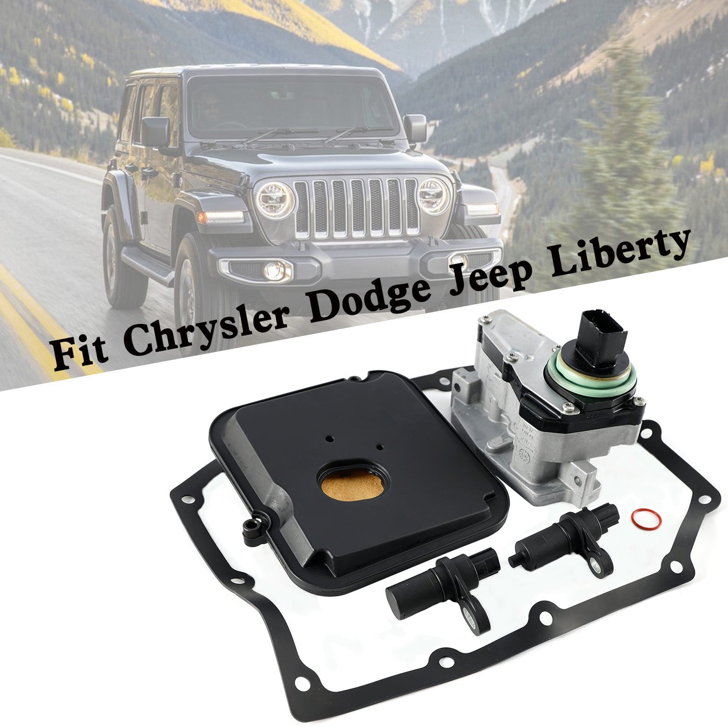 Kit de bloc solénoïde de changement de vitesse de transmission Liberty V6 3,7 L 42RLE 2003-2011 52854001AA 61936A 44956 générique