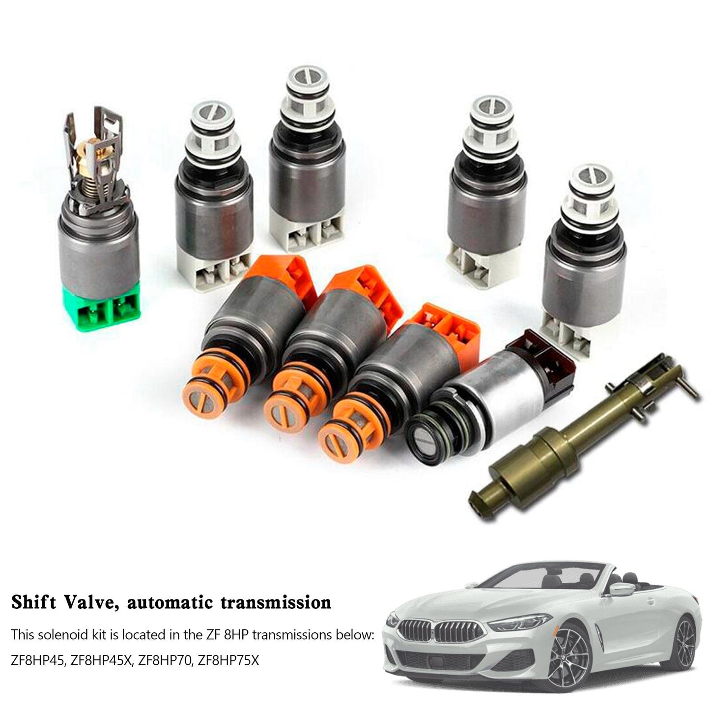 BMW 8 Speed Mechatronics 1087 298 388 Solenoid Kit 8HP45 8HP70 Generic