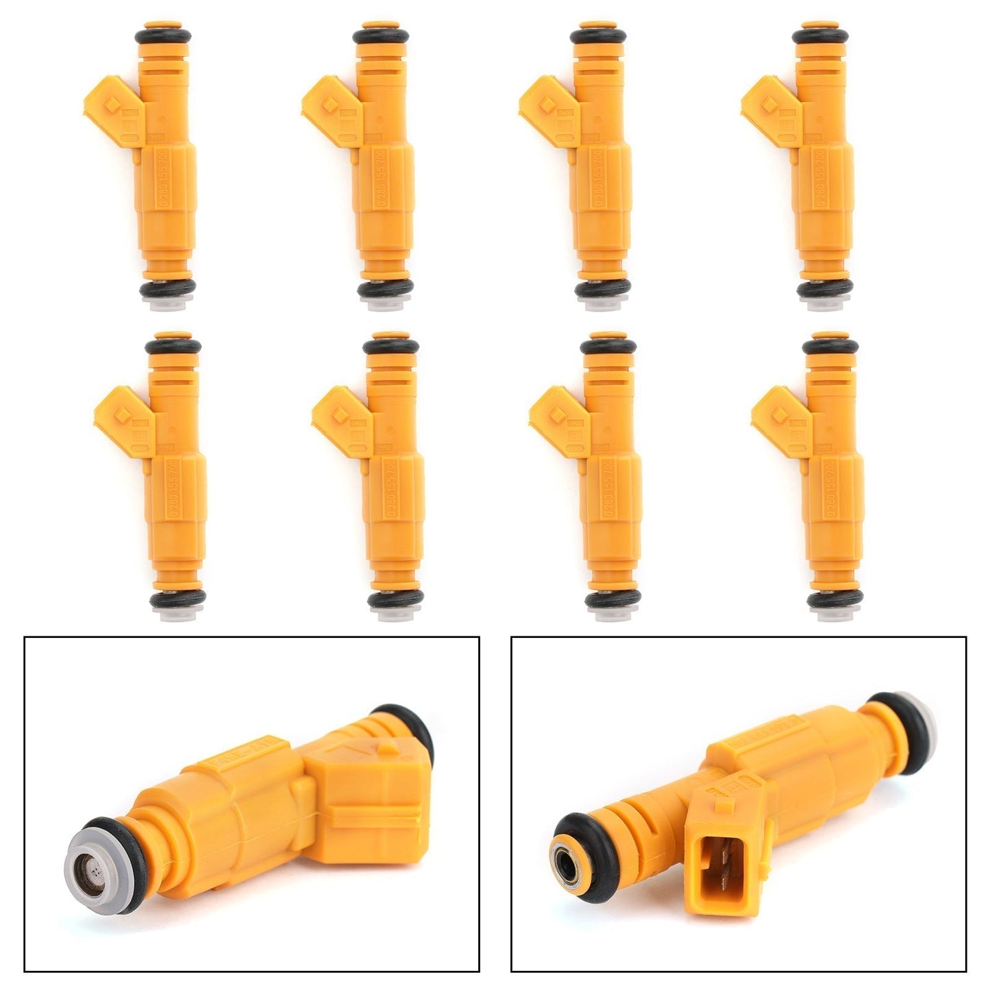 1994-1998 Lincoln Town Car 4.6L V8 Fuel Injectors 0280155700 0280155710 0280155703 M02710X6