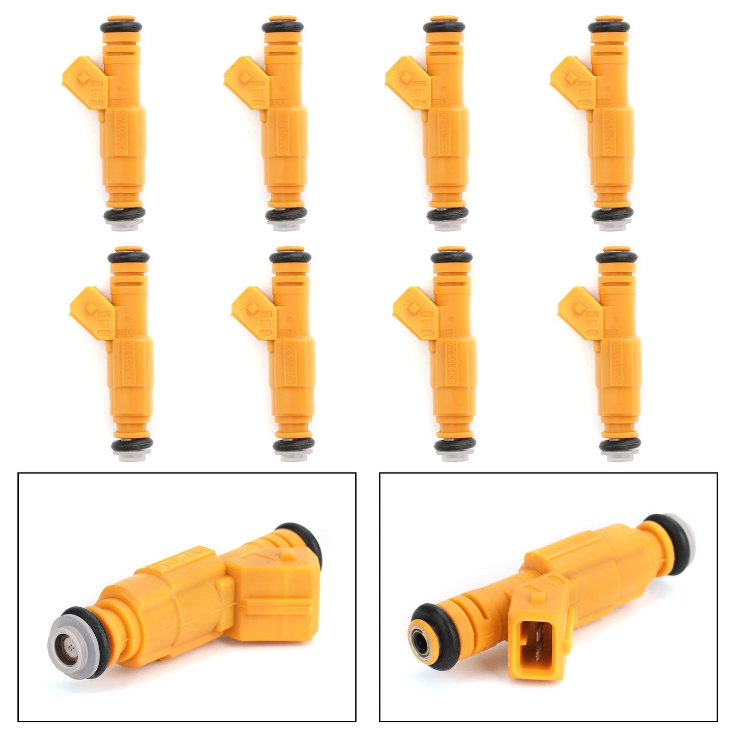 1998 Ford Crown Victoria 4.6L V8 Fuel Injectors 0280155700 0280155710 0280155703 M02710X6