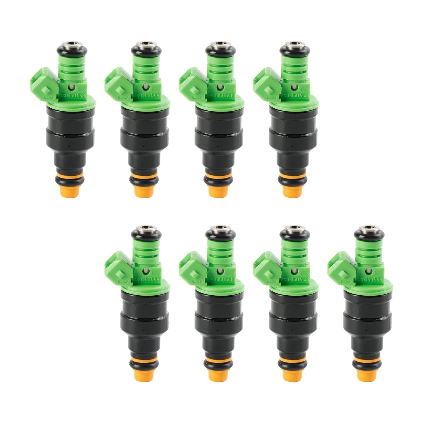 8x Fuel Injectors Fits GM LT1 LS1 LS6 Mustang SOHC DOHC V8 440cc EV1 0280150558