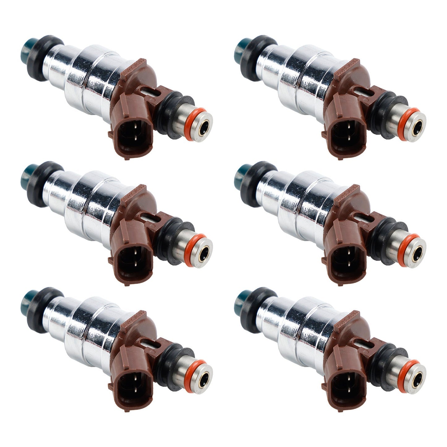 1993-1994 TOYOTA T100 6PCS Fuel Injectors 23209-65020 195500-5400 23250-65020