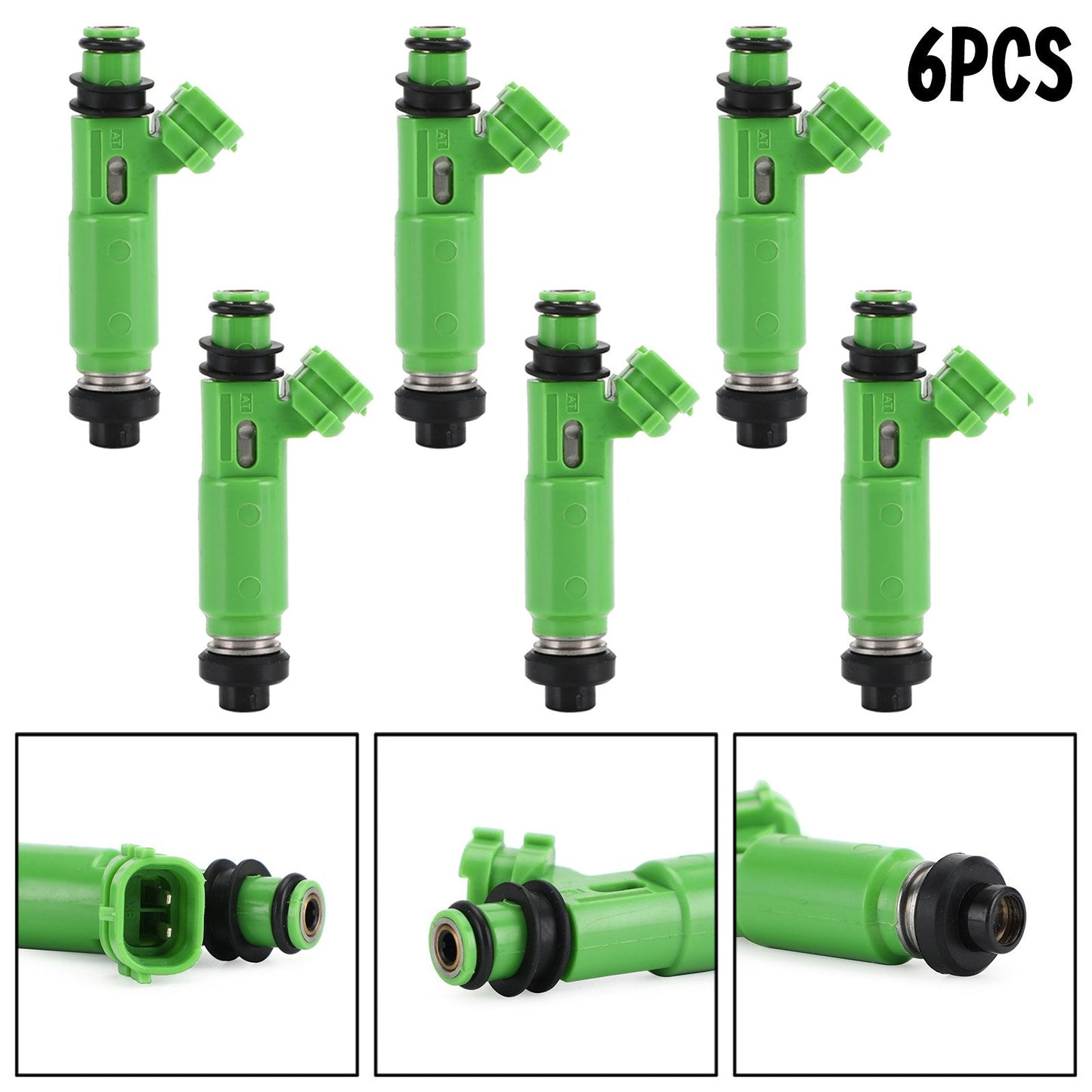 1997-2001 Mazda Montero Sport 3.0L V6 6PCS Fuel Injectors 1955003170 FJ672 1955004060