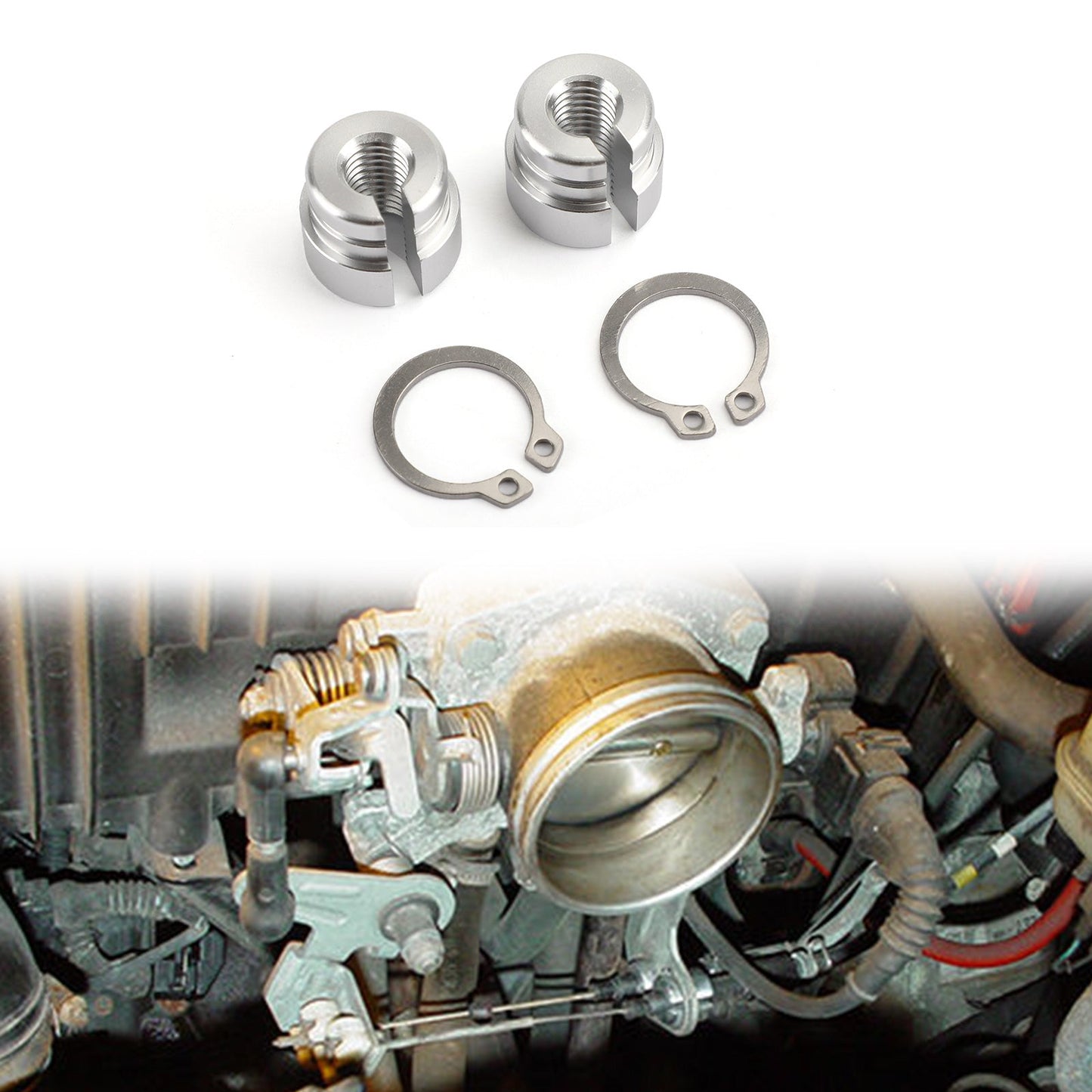 For BMW E30 E34 E28 E39 E36 M20 M30 M50 S14 Billet Aluminum Throttle Bushing