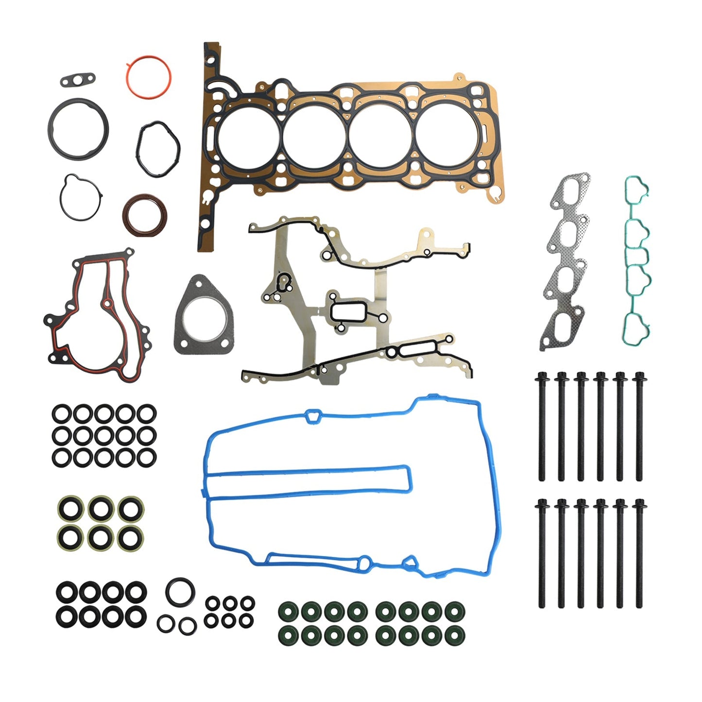For Chevrolet Cruze Sonic For Buick Encorde Trax 1.4L 11-16 Head Gasket Bolts Set