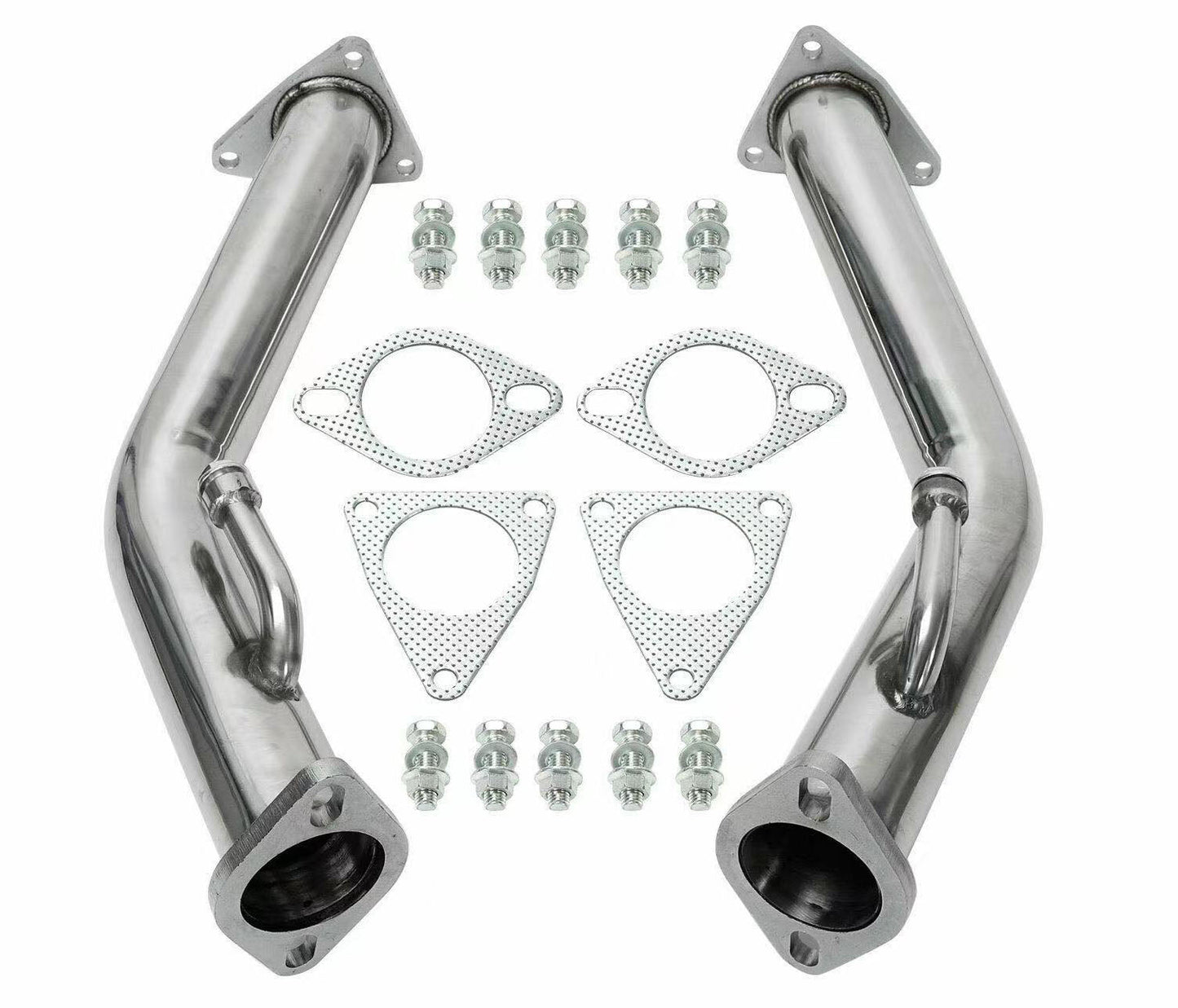 Tuyau d'échappement de 2,5 pouces en acier inoxydable pour Infiniti G37 3,7 L V6 Coupé/Berline (2008-2013)