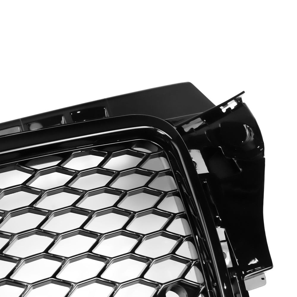 2008-2013 Audi A3 S3 8P Front Bumper RS3 Style Gloss Black Honeycomb Grille