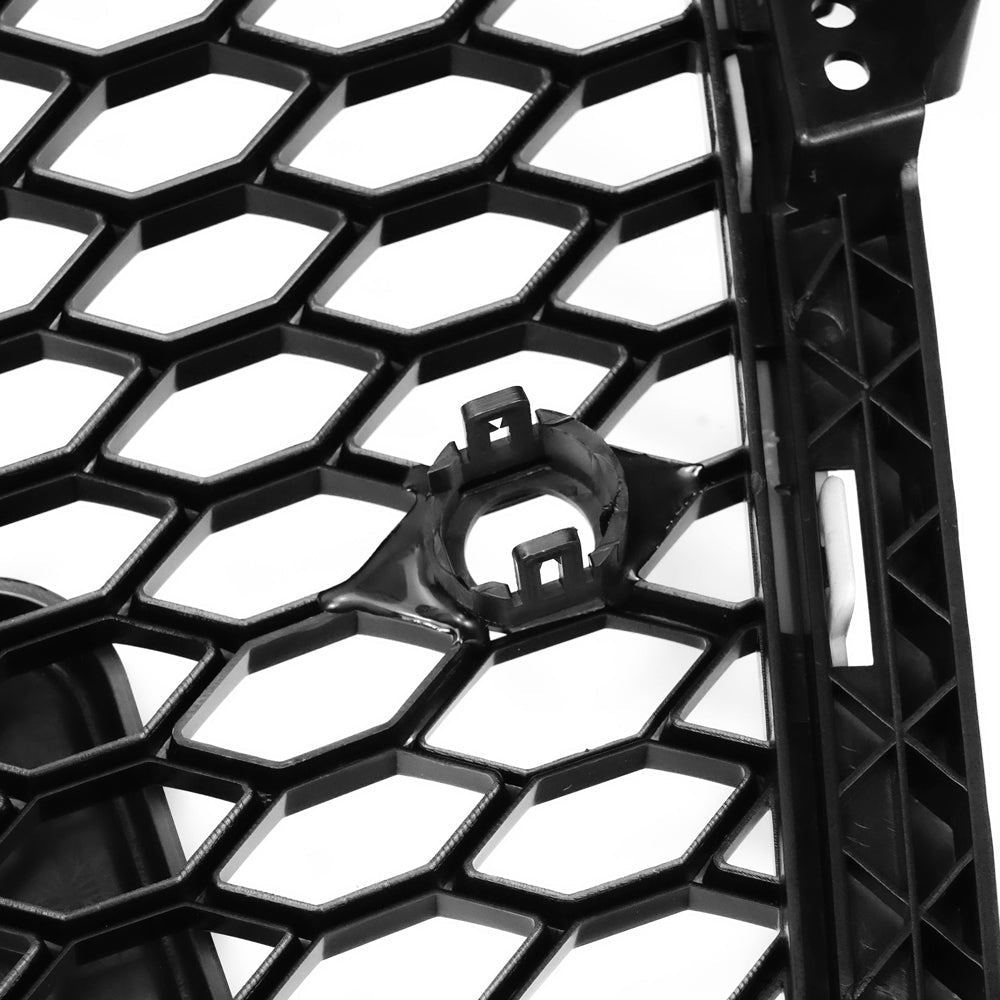 2012-2016 Audi B8.5 A4/A4 Sline/S4 Front Grill RS4 Honeycomb Mesh Hex Black Grille Replacement