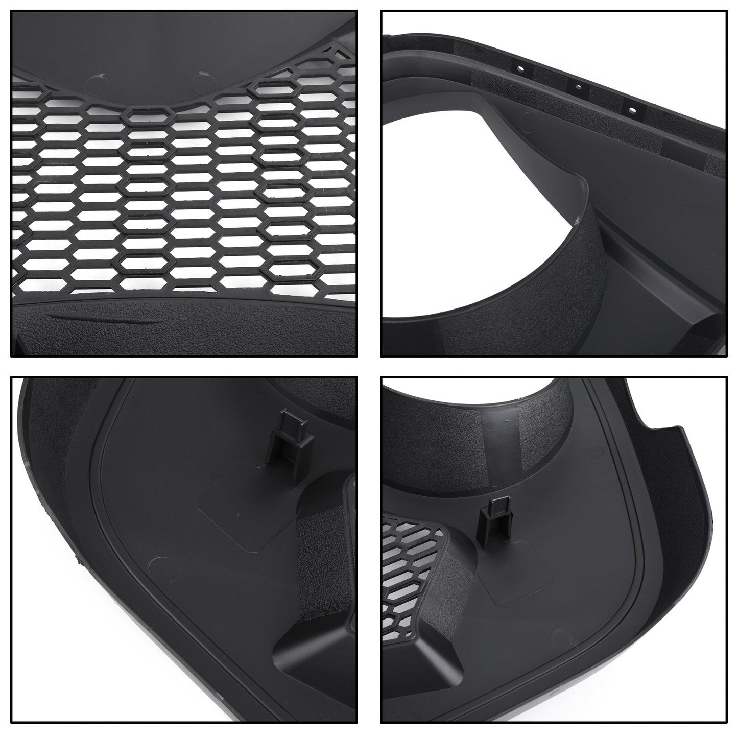 2018-2019 Wrangler JL Front Bumper Grille Grill Black Generic201