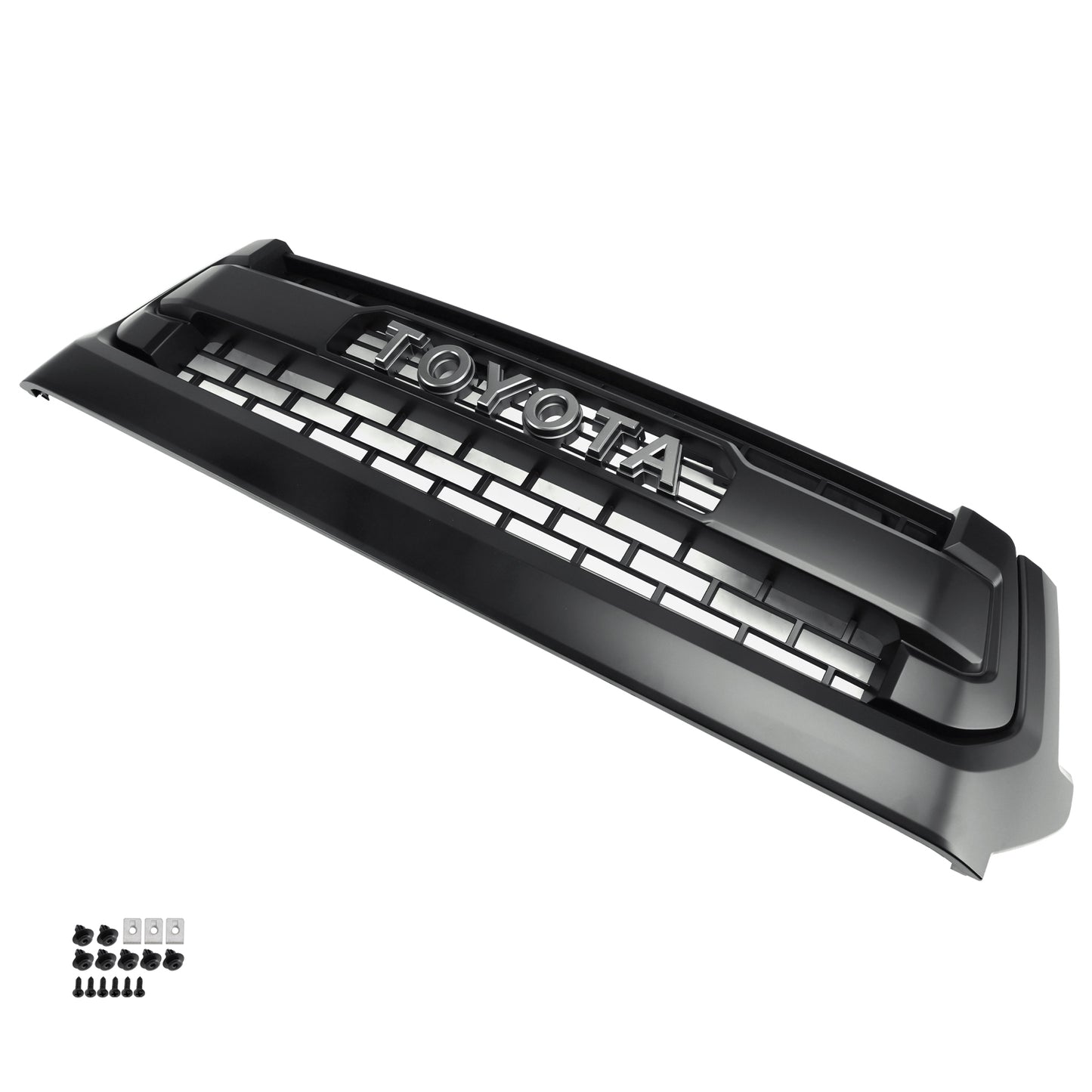 2014-2018 Toyota Tundra TRD PRO Style Honeycomb Grill Replacement Matt Black Grille