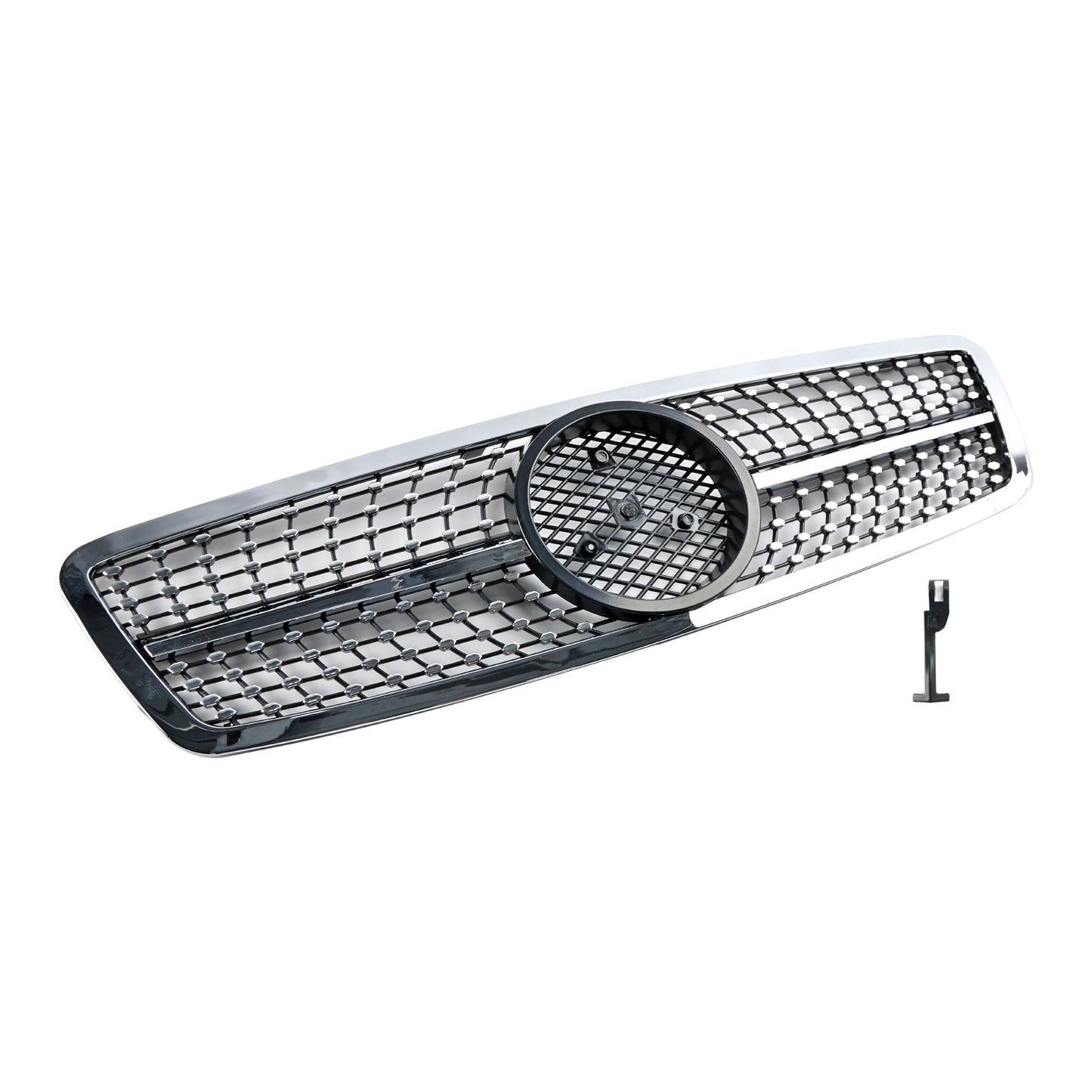 2001-2007 Mercedes-Benz C-Class W203 Front Bumper Grille Chrome Replacement Grill