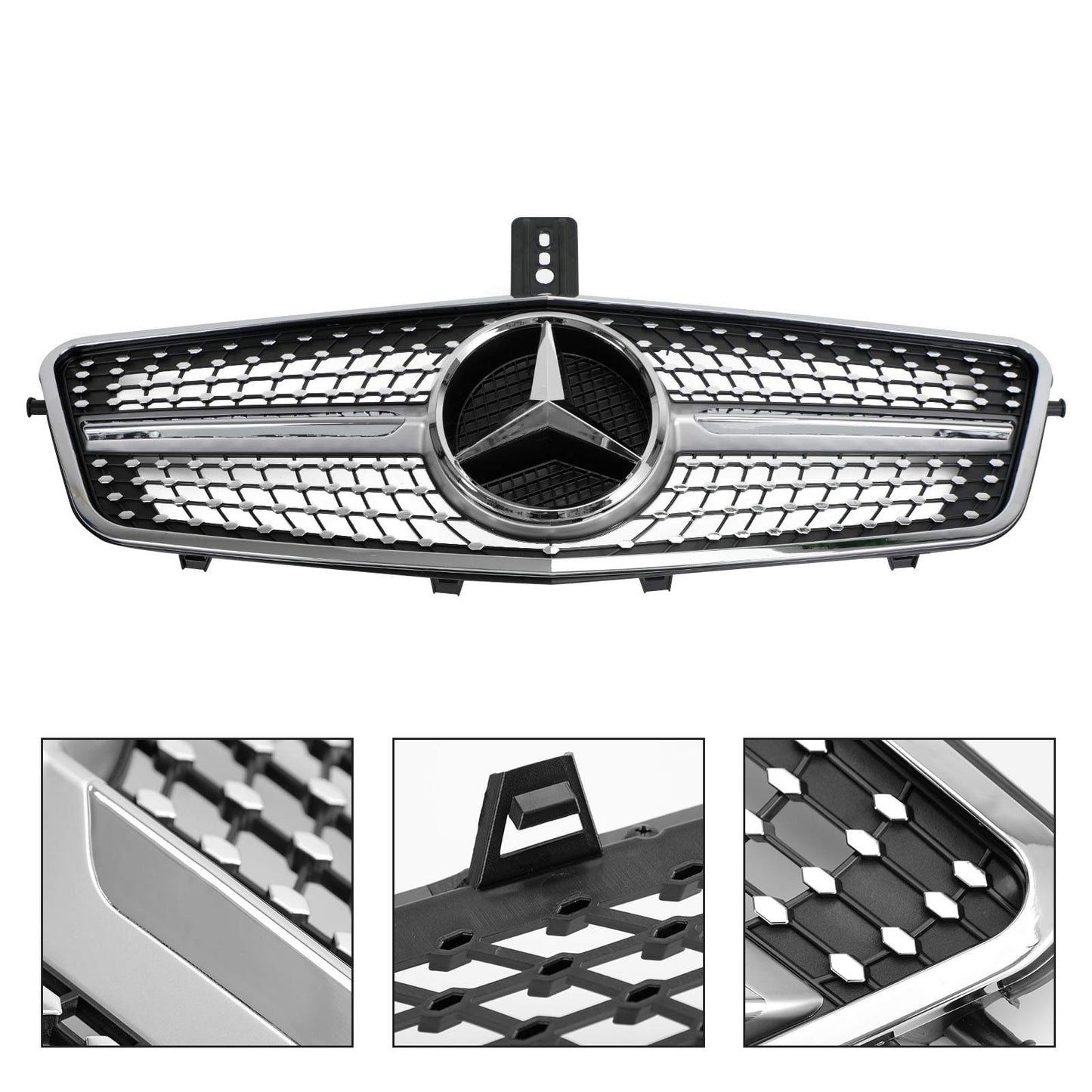 2009-2013 Mercedes Benz W212 E-Class 4 Doors Model Front Bumper Grill