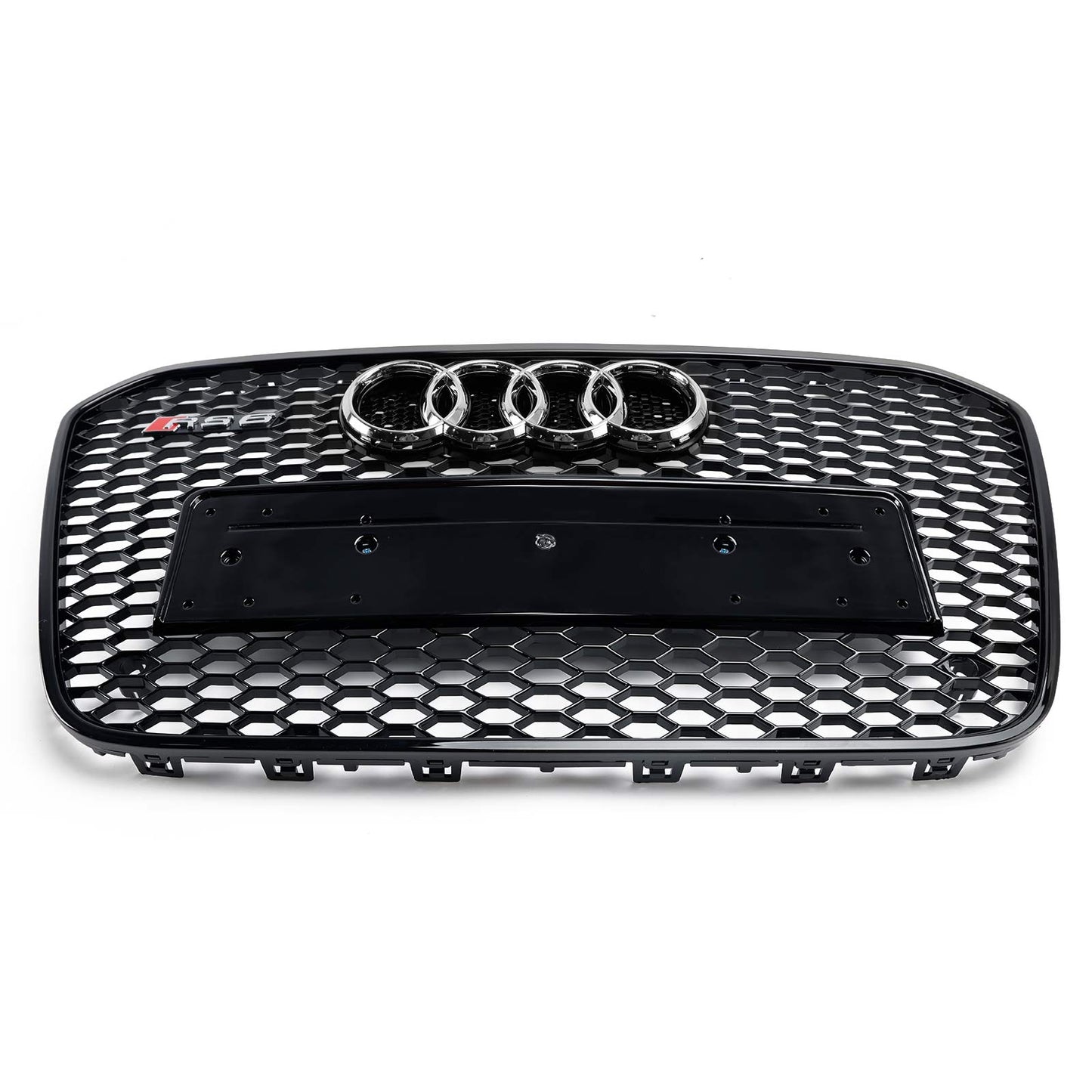 2012-2015 Audi A6 C7 / S6 pre-facelift RS6 Style Honeycomb Front Bumper Grille Blcak Grill