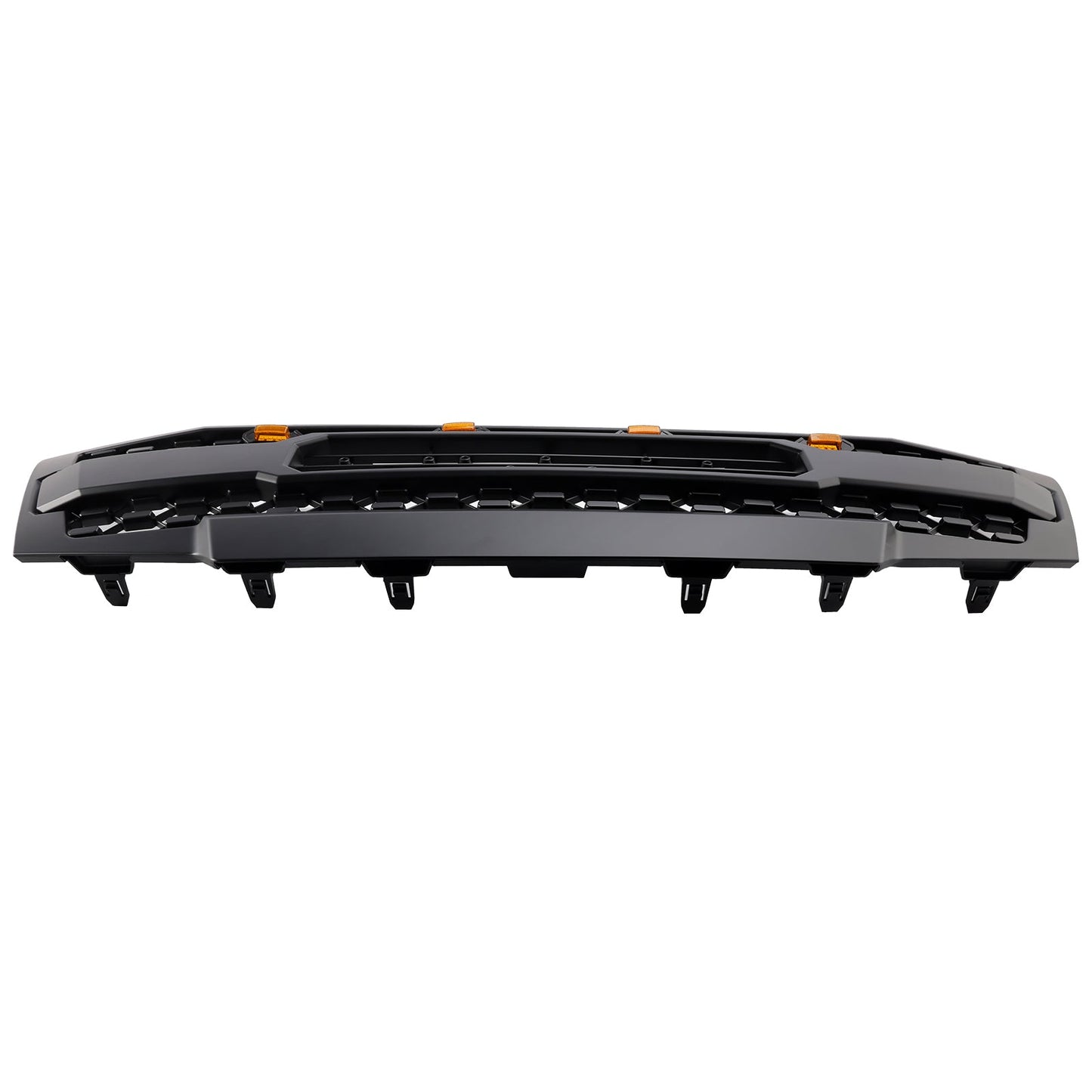 Nissan Frontier 2009-2016 Front Grille Honeycomb Replacement Upper Bumper Black Grille With LED Light