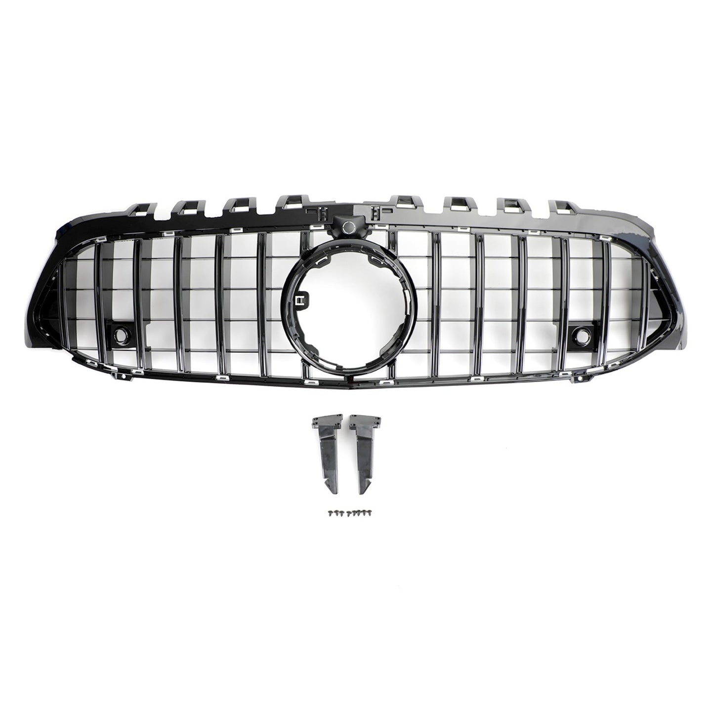 2019-2023 Mercedes-Benz A-CLASS W177 A180/200/A35 Front Bumper Grille Black Replcaement AMG Style Grill