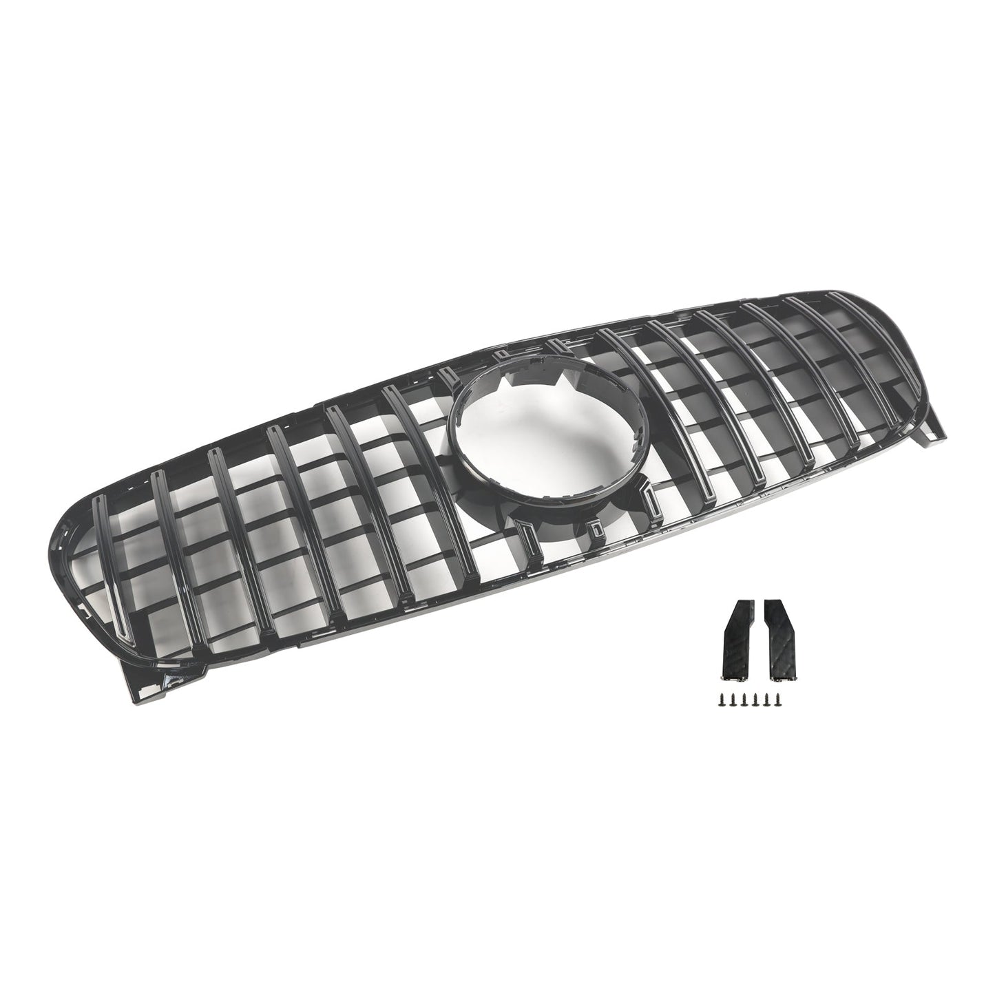 2017-2019 Mercedes Benz GLA-Class W156 X156 GLA180/200/220/45 Facelift Front Grill Black Replacement Grille