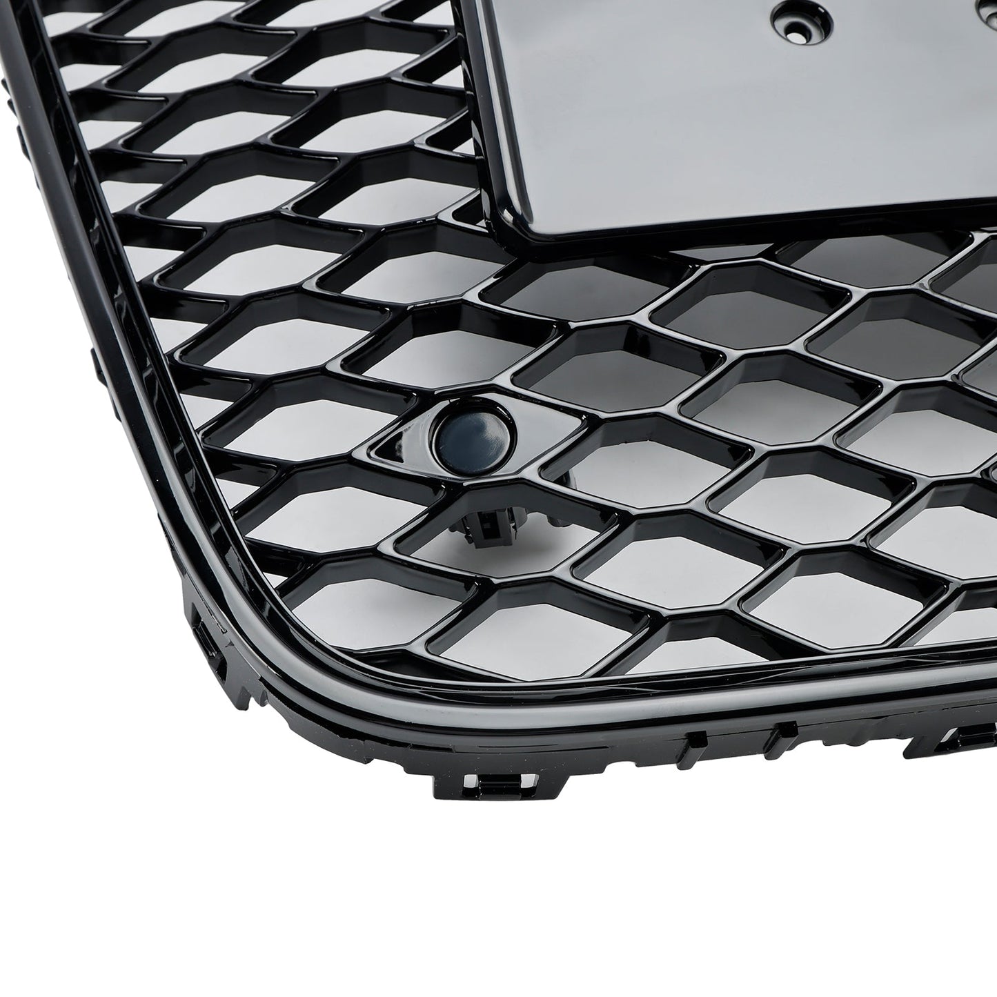 2005-2015 Audi Q7 /Q7 Sline /SQ7 Hoenycomb / Slat Style Grill Air Intake Radiator Front Bumper Grille With RIng Emblem