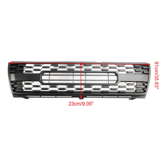 TRD PRO Style | Toyota Tacoma | 1997-2000| Front Bumper | Matte Black Replacement Grill + LED Light + Letter