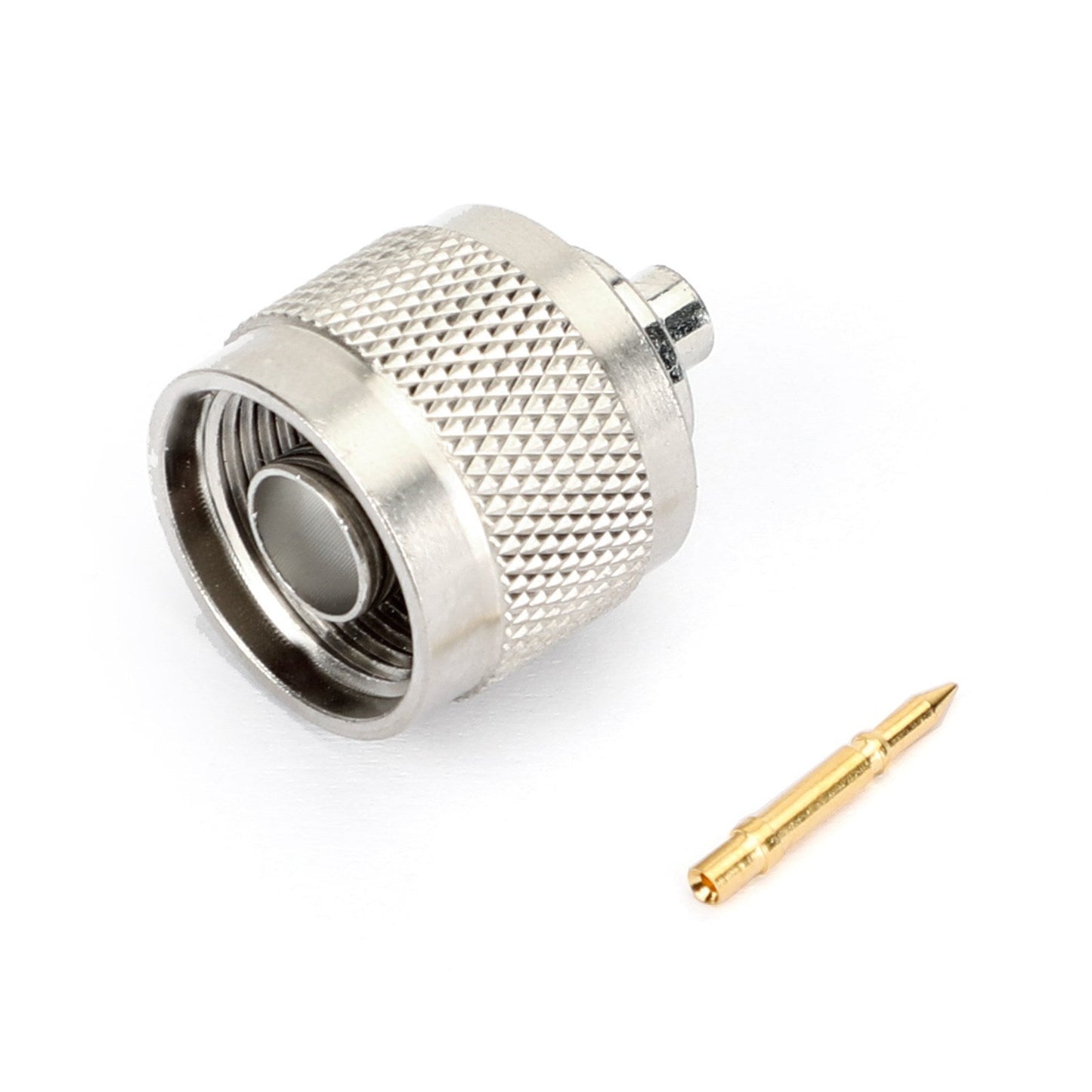 Connecteur RF mâle à souder N, 10 pièces, pour semi-rigide, RG402 droit, 141"