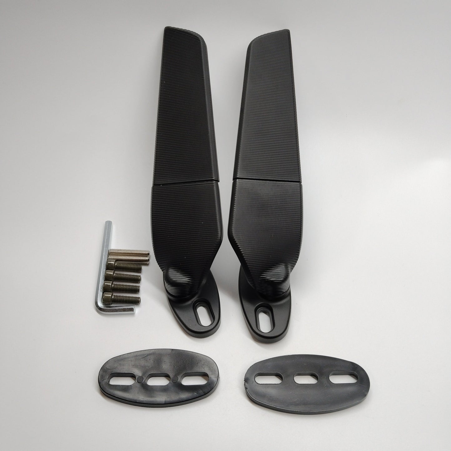 2004-2007 Honda CBR1000RR Adjustable Wing Fin Rearview Mirrors