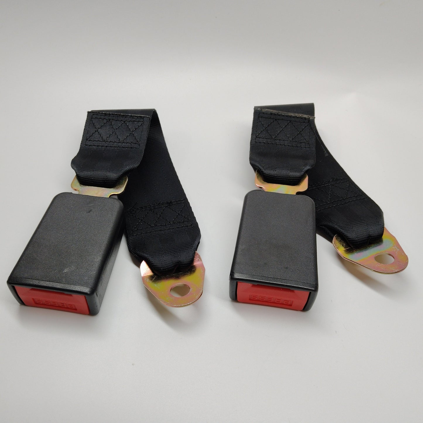 Lot de 2 boucles de ceinture de sécurité universelles, rétractables et réglables, à 2 points