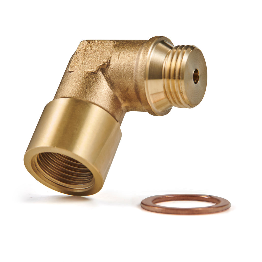 M18X1.5 90�� O2 Sensor Angled Extender Spacer Oxygen Bung Extension