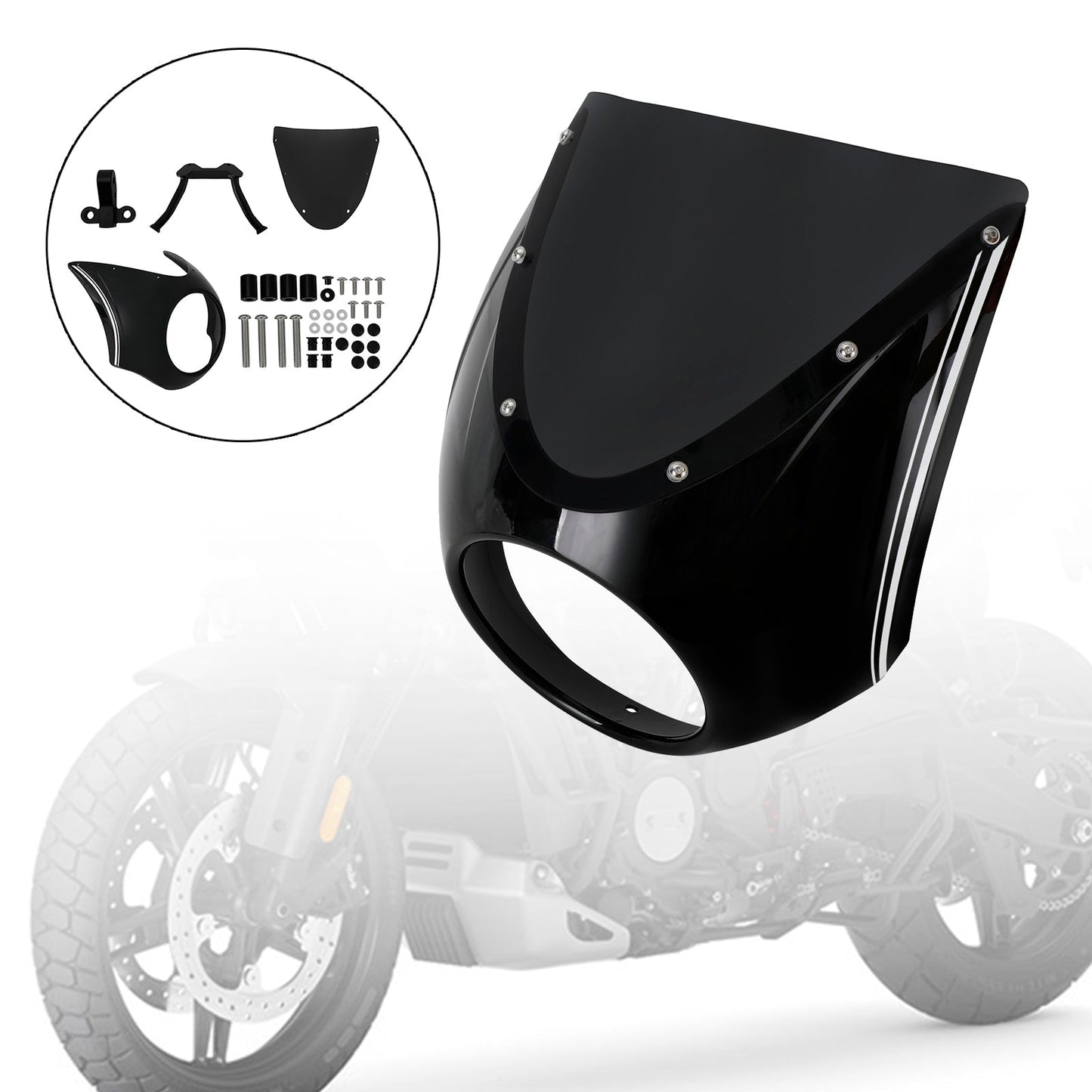 Cache pare-brise pour phares BMW R18 2020-2022