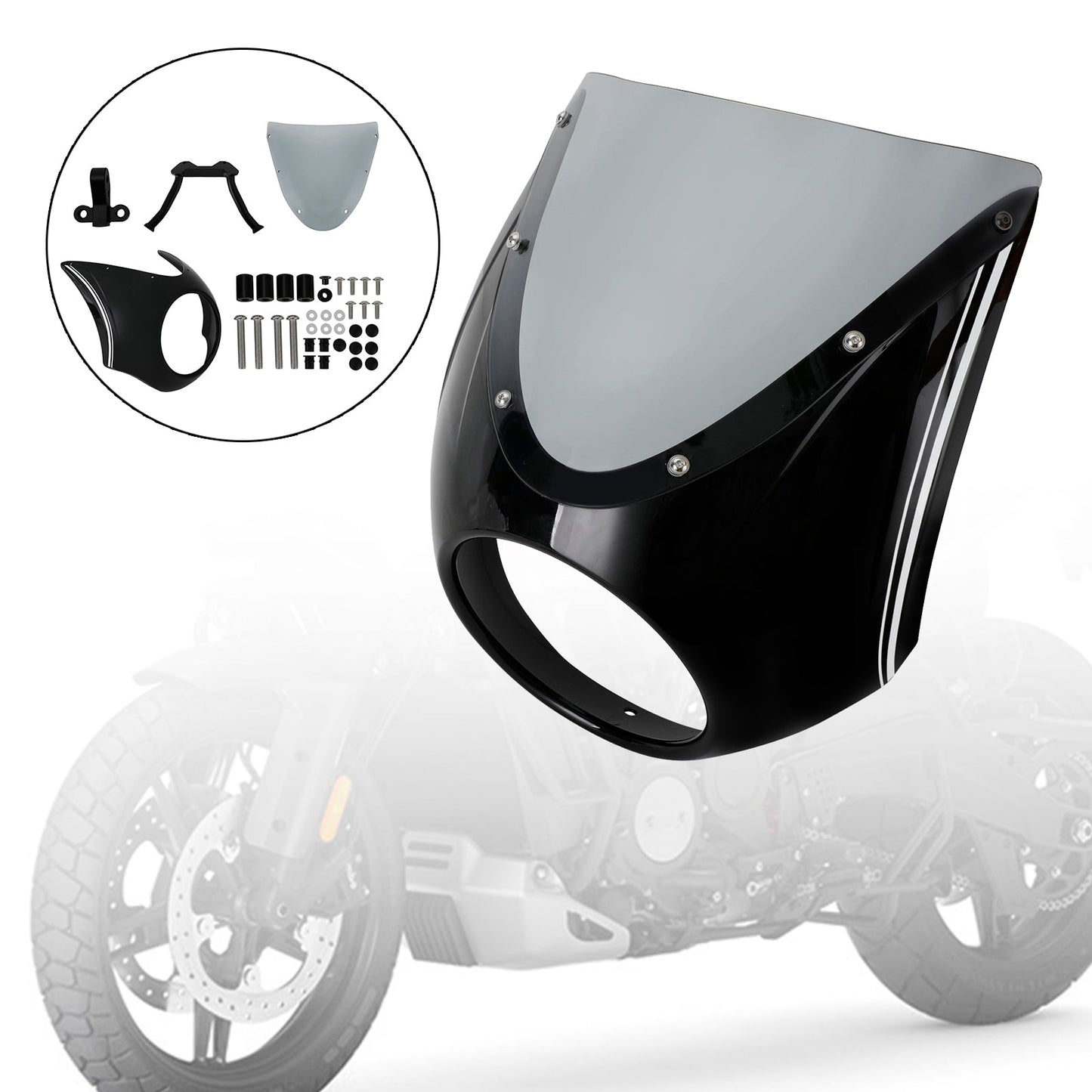Cache pare-brise pour phares BMW R18 2020-2022