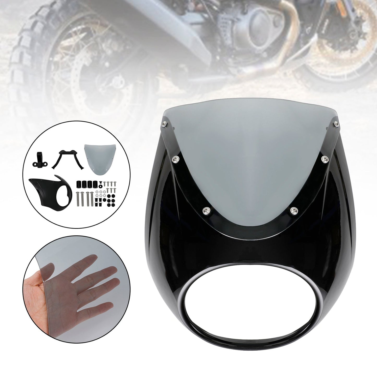 Cache pare-brise pour phares BMW R18 2020-2022