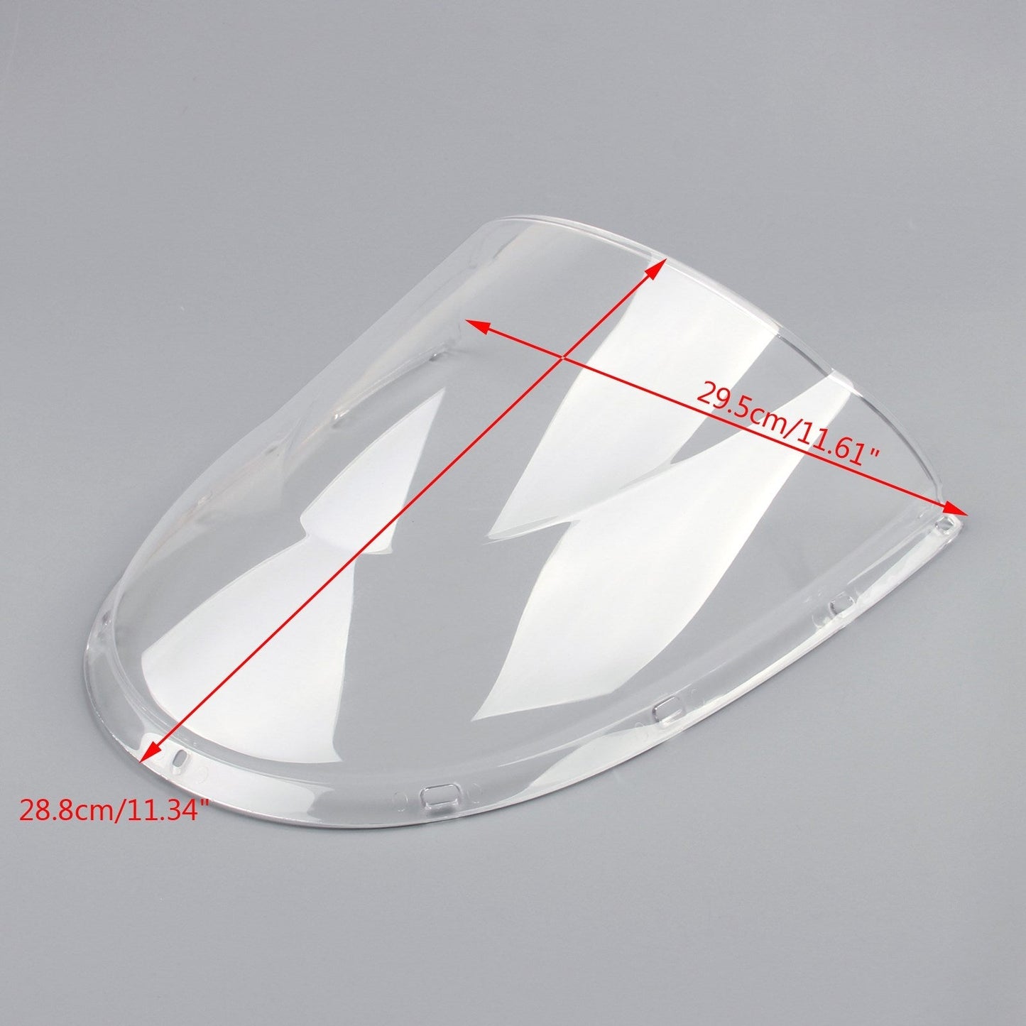Pare-brise double bulle pour Ducati 748 916 996 998 94-02 Blanc