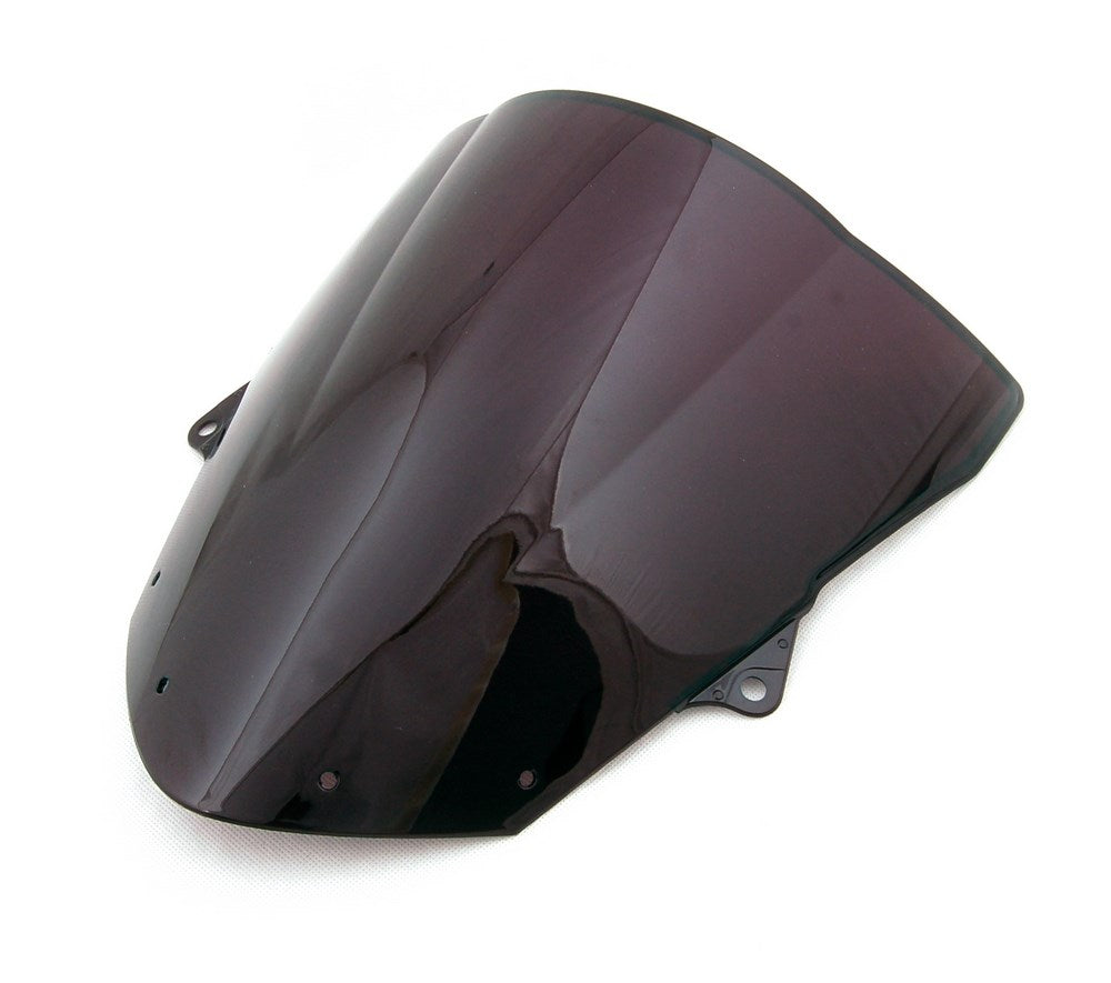 06-07 Kawasaki ZX6R 05-08 ZX10R Windshield WindScreen Double Bubble White