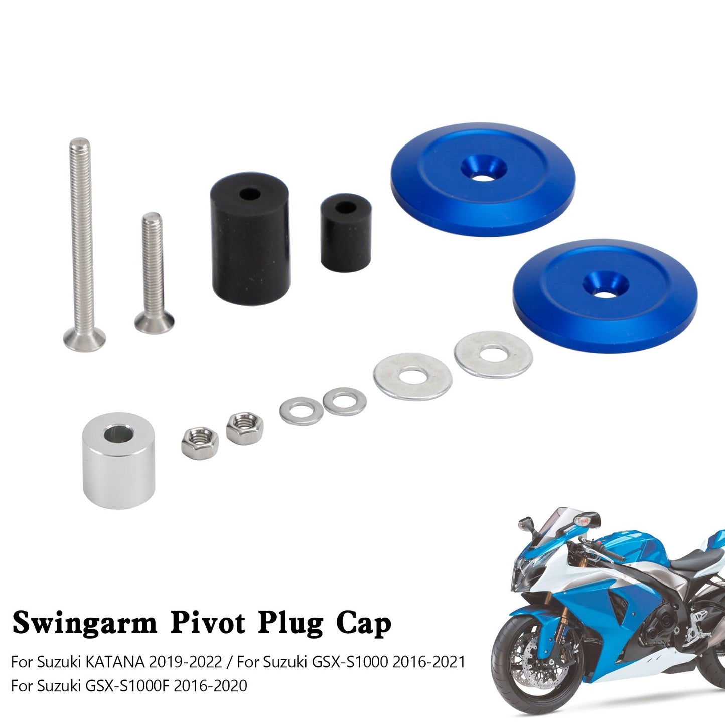 Bouchon de pivot de bras oscillant pour Suzuki Katana GSX-S1000 GSX-S1000F 2016-2021