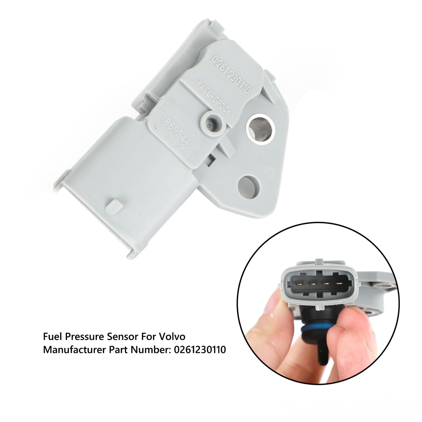 Capteur de pression de carburant 0261230110 pour Volvo C30 S60 S80 V70 XC70 XC90