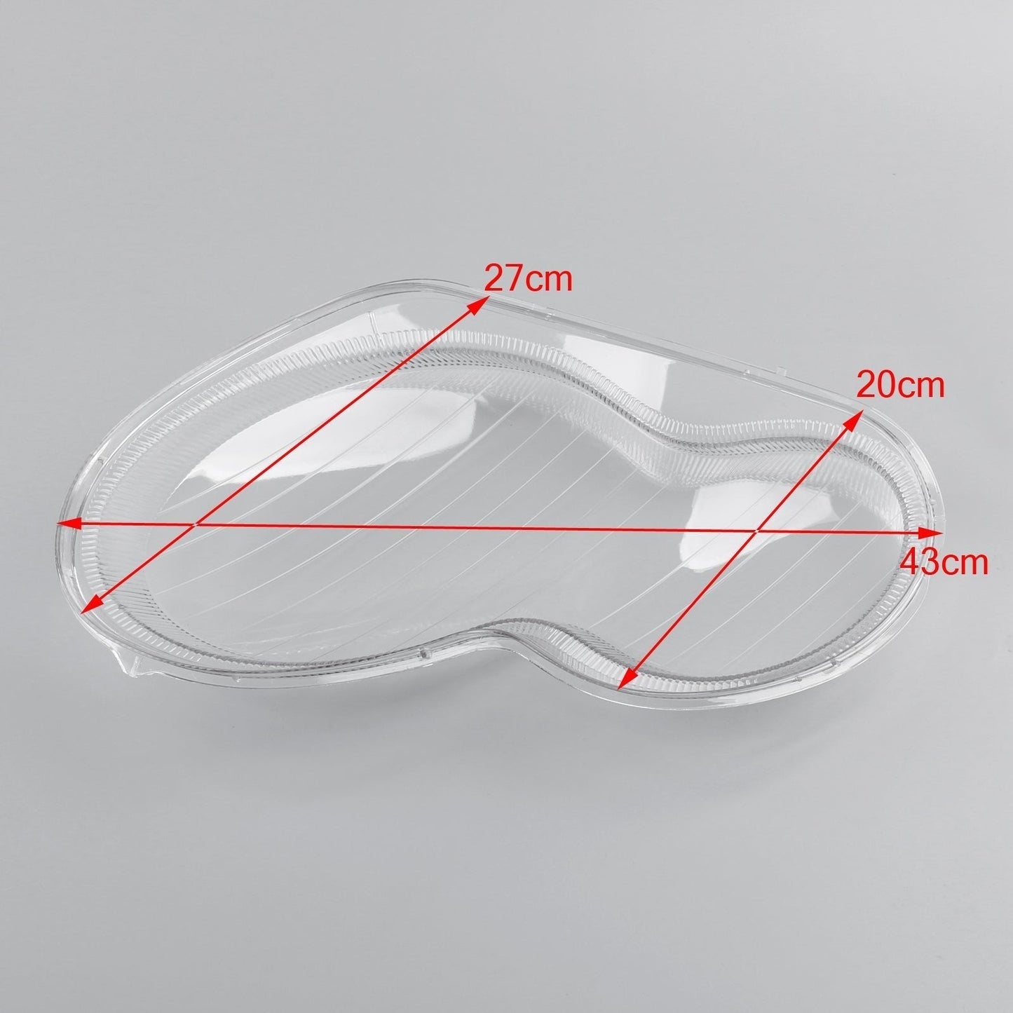 Coque de phare avant droite en plastique pour Benz W203 C280 4 portes (2001-2007)
