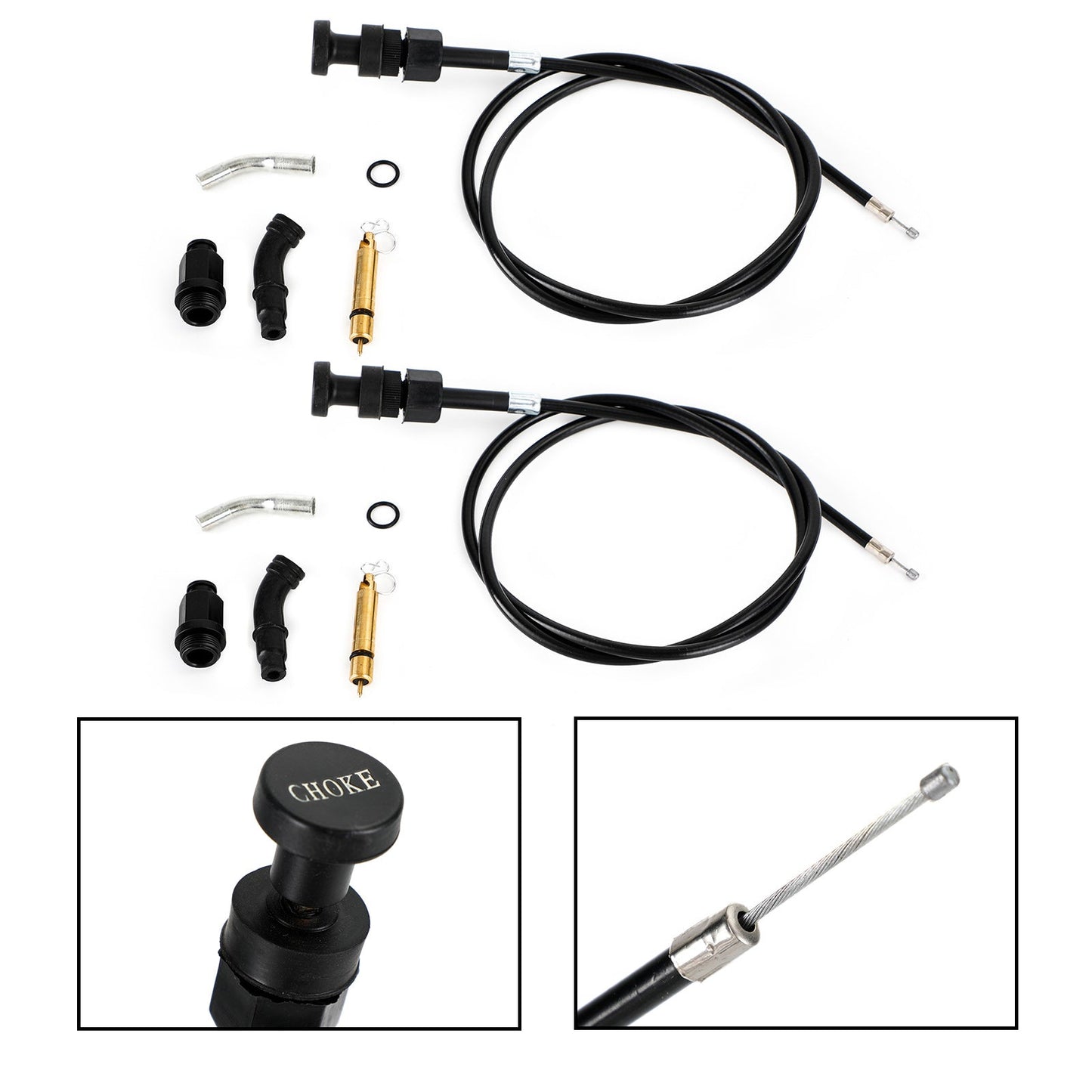 2000-2006 Honda Rancher TRX350 FM TM 2PCS Carburetor Choke Cable Plunger Kit