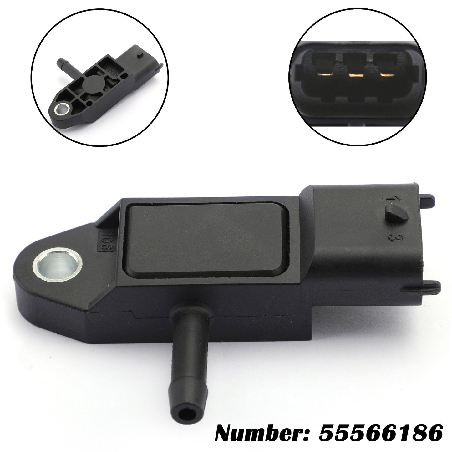 Opel Zafira Corsa Astra 1.3 1.7 2.0 CDTI DPF Pressure Sensor 55566186