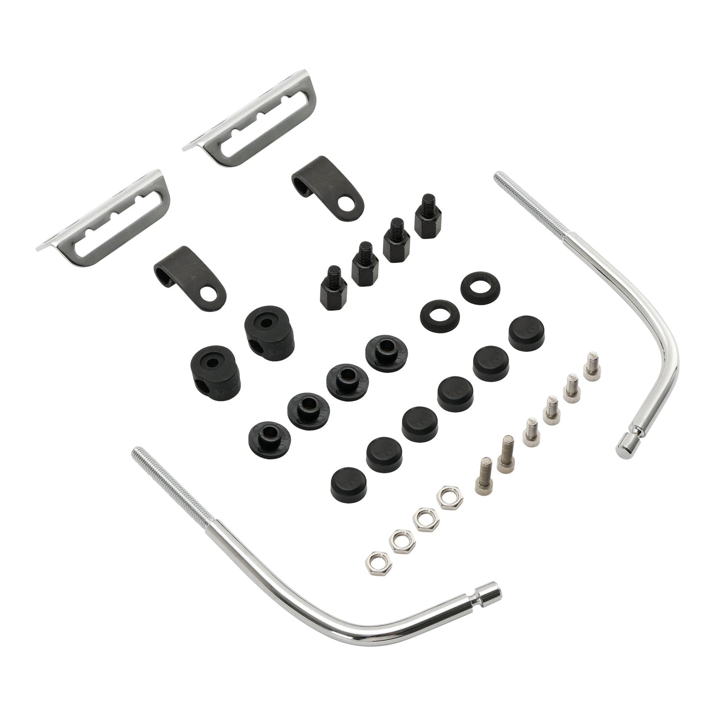 Support de montage de pare-brise universel pour phare de moto rétro Cafe Racer