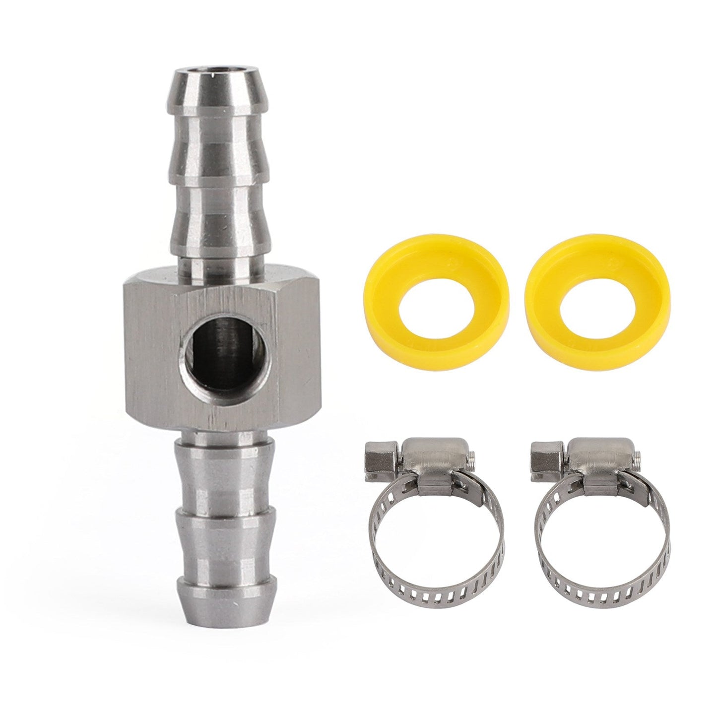 Adaptateur de raccord en T pour capteur de pression de carburant en acier inoxydable 3/8" pro
