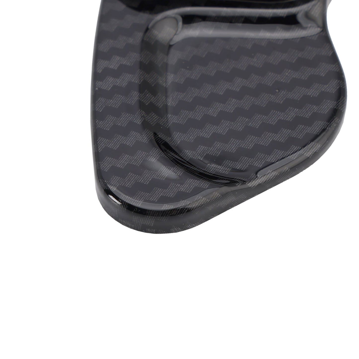 Cubiertas de extensión para palanca de cambios de volante con aspecto de carbono para Lexus IS200t, IS200, IS250, IS300 y IS350 (2013-2019)