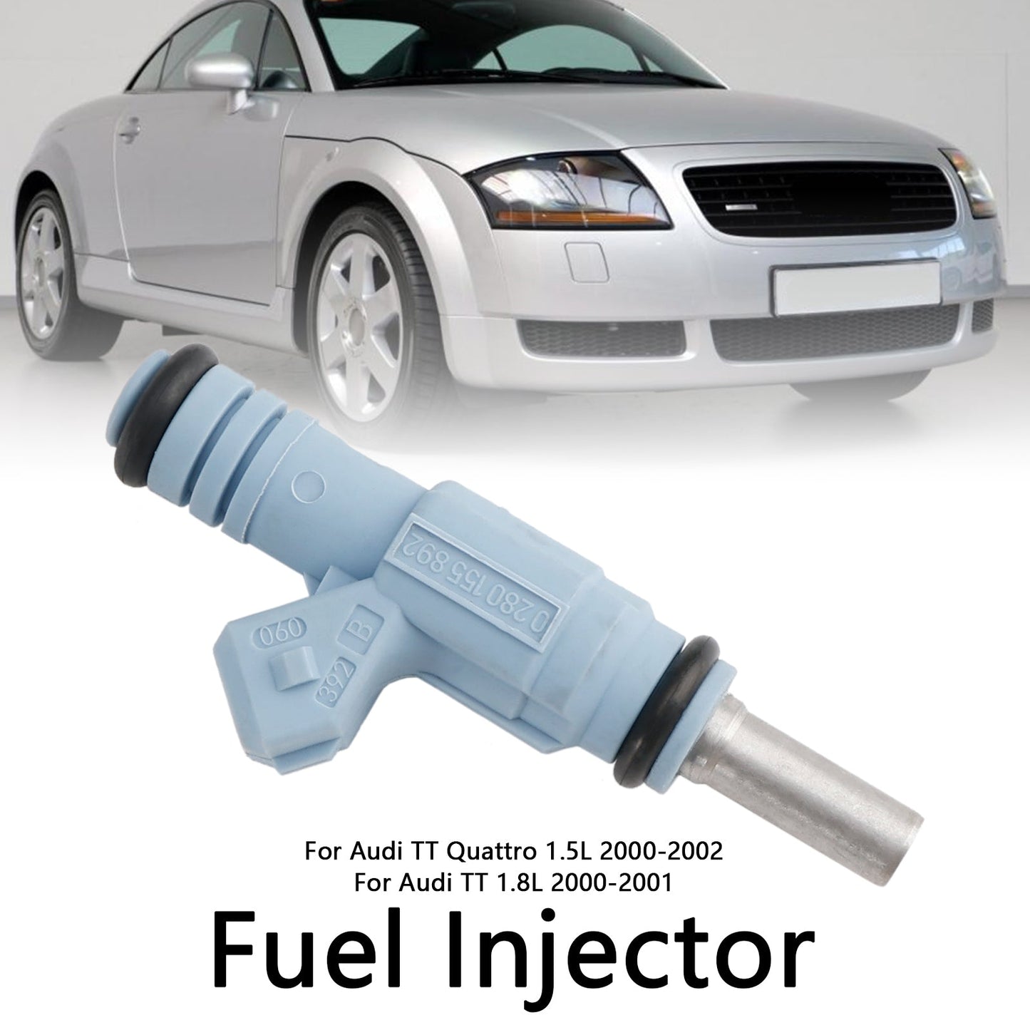 2000-2002 Audi TT Quattro 1Pcs Fuel Injector 0280155892 0280155893