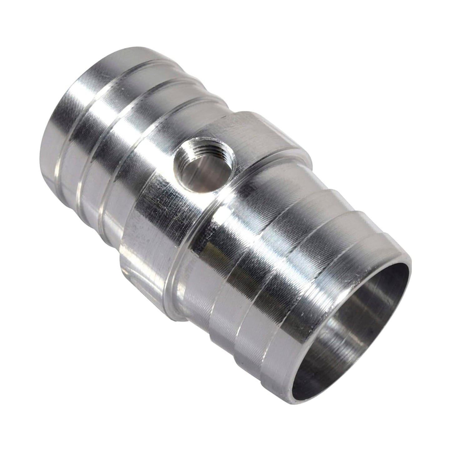 Raccord cannelé pour tuyau de radiateur avec port NPT 1/8" et adaptateur pour tube vapeur 1-1/4" AN627-20X125