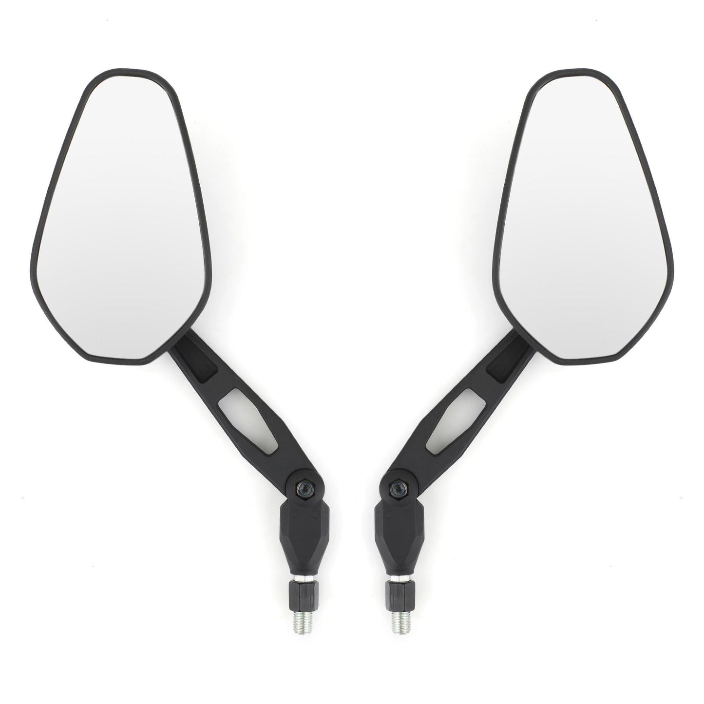 Paire de rétroviseurs universels M10 en nylon pour moto custom cruiser