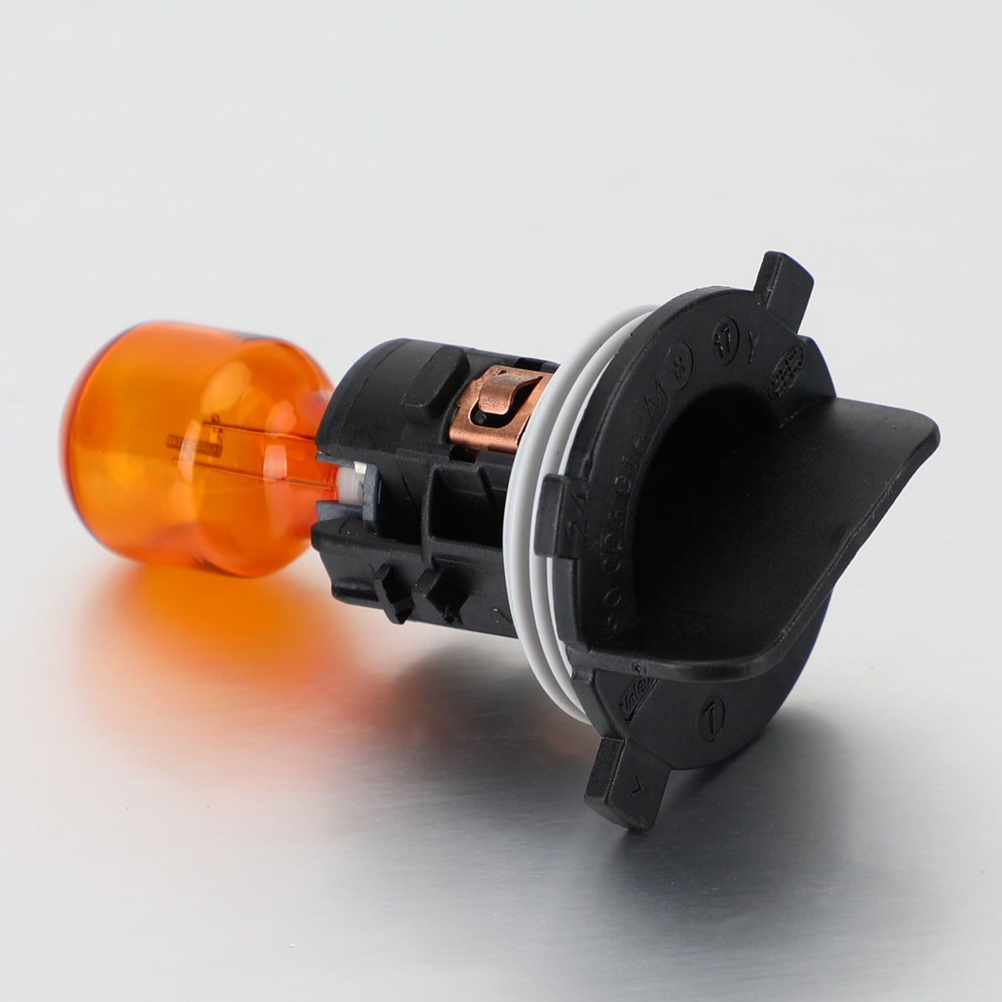 Ampoule Philips avec douille PWY24W 12174NA 12 V 24 W, ambre, clignotant